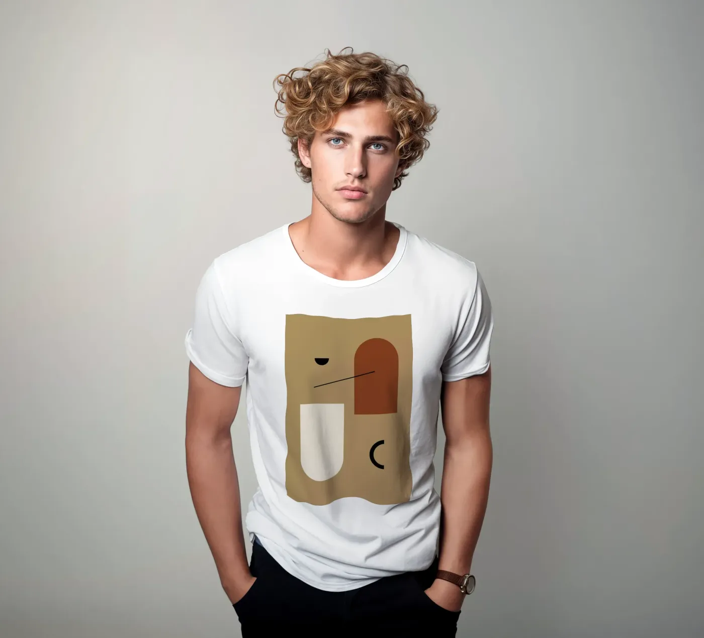Split Level t-shirt van Pure