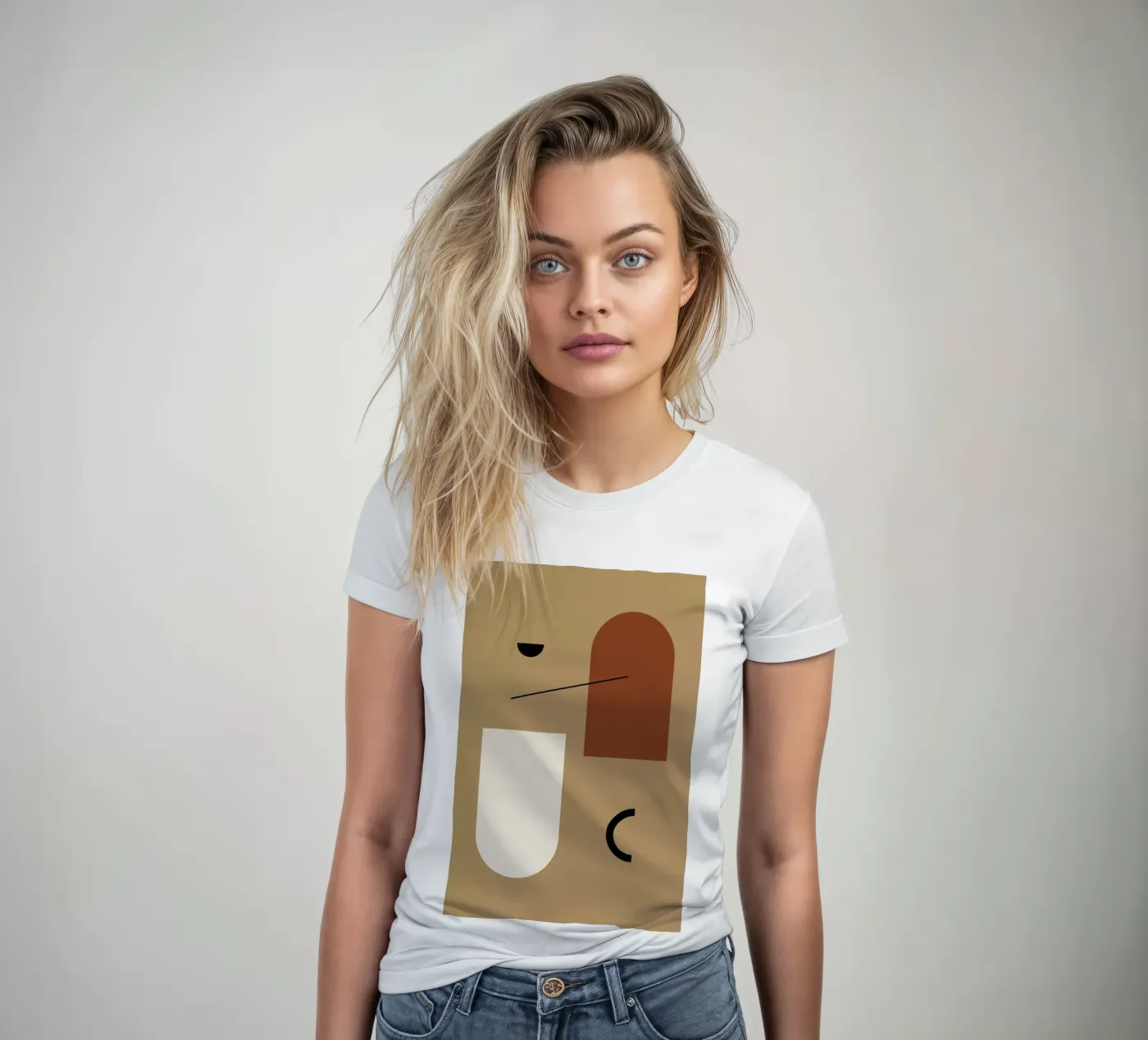 Split Level dames t-shirt getailleerd van Pure