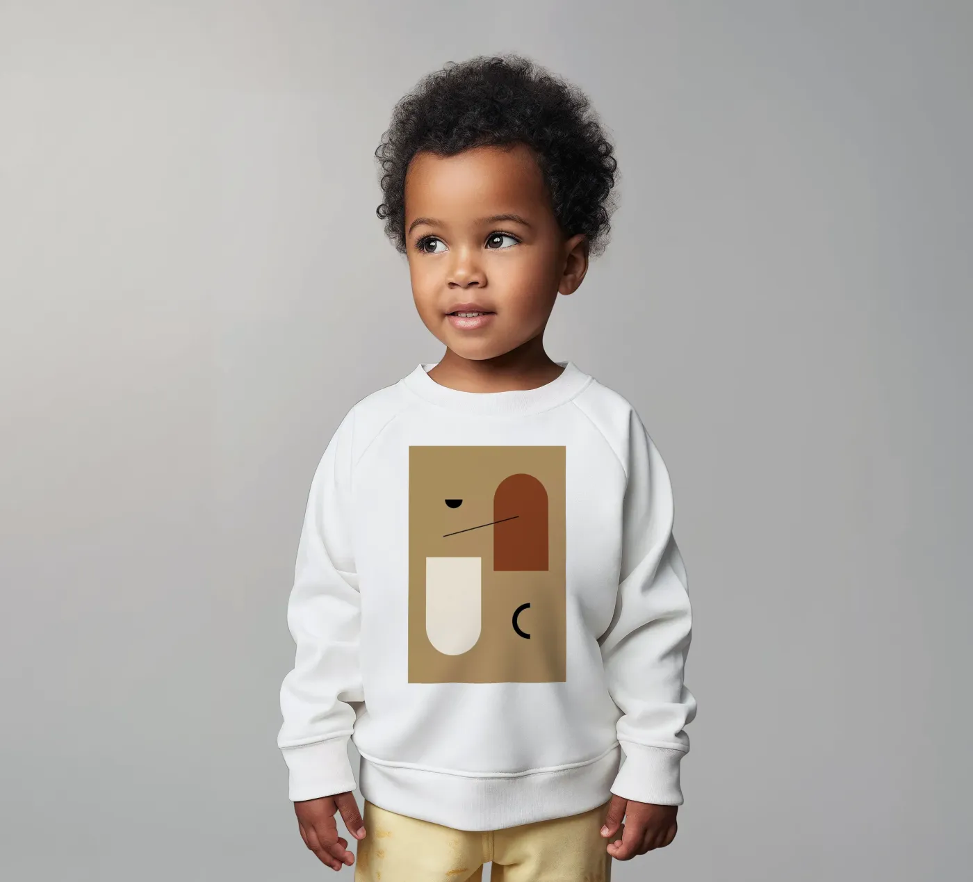 Split Level baby sweatshirt van Pure