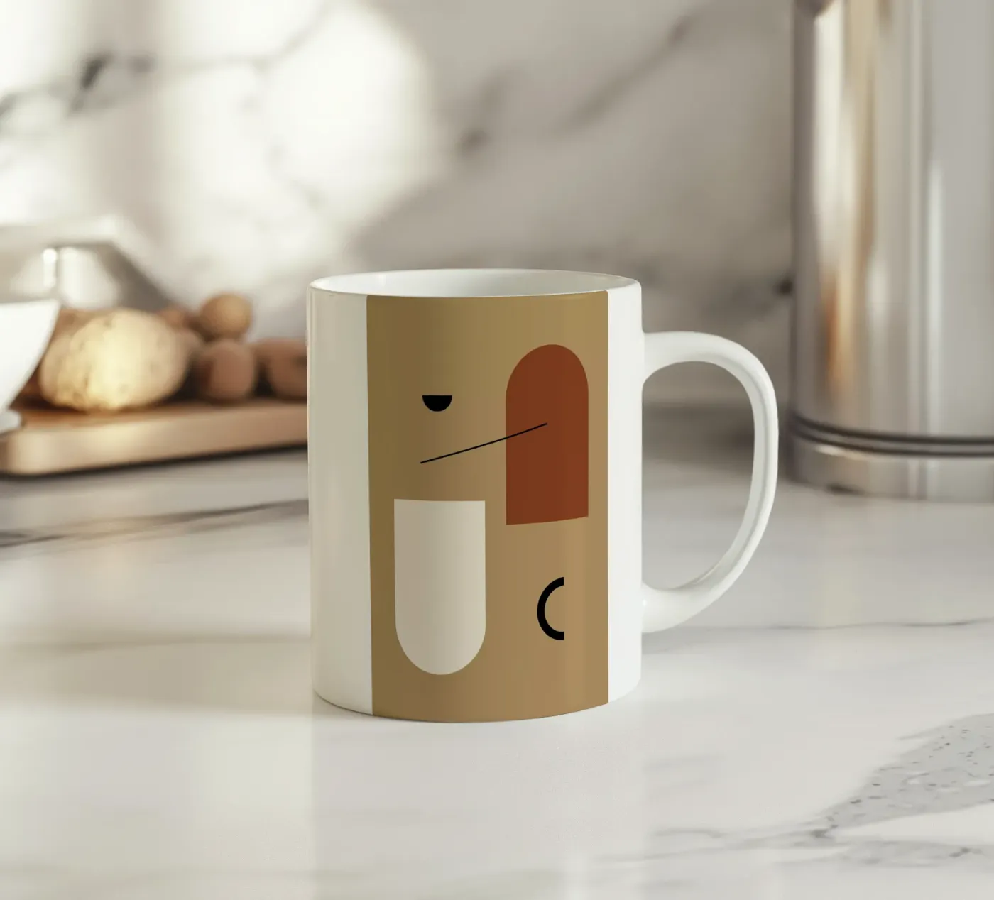 Split Level ceramic mug by Pure