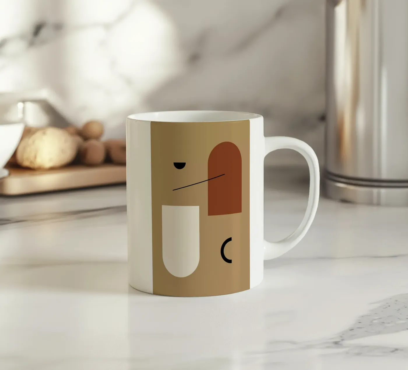 Split Level ceramic mug by Pure