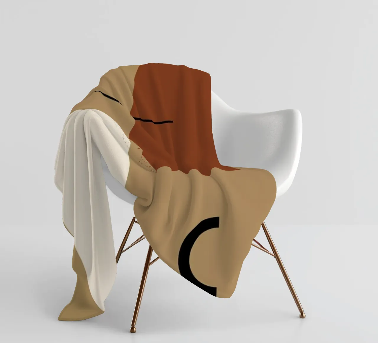 Split Level Fleecedecke von Pure