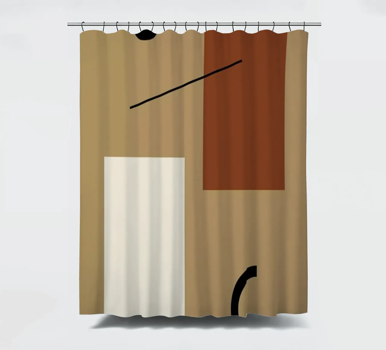 Split Level shower curtain by Pure