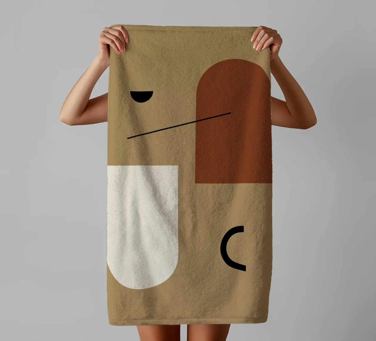 Split Level towel by Pure