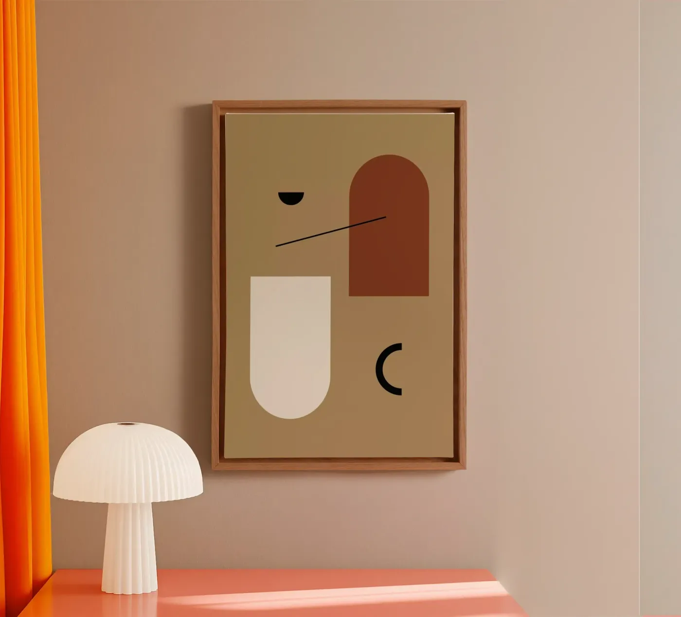 Split Level canvas van Pure