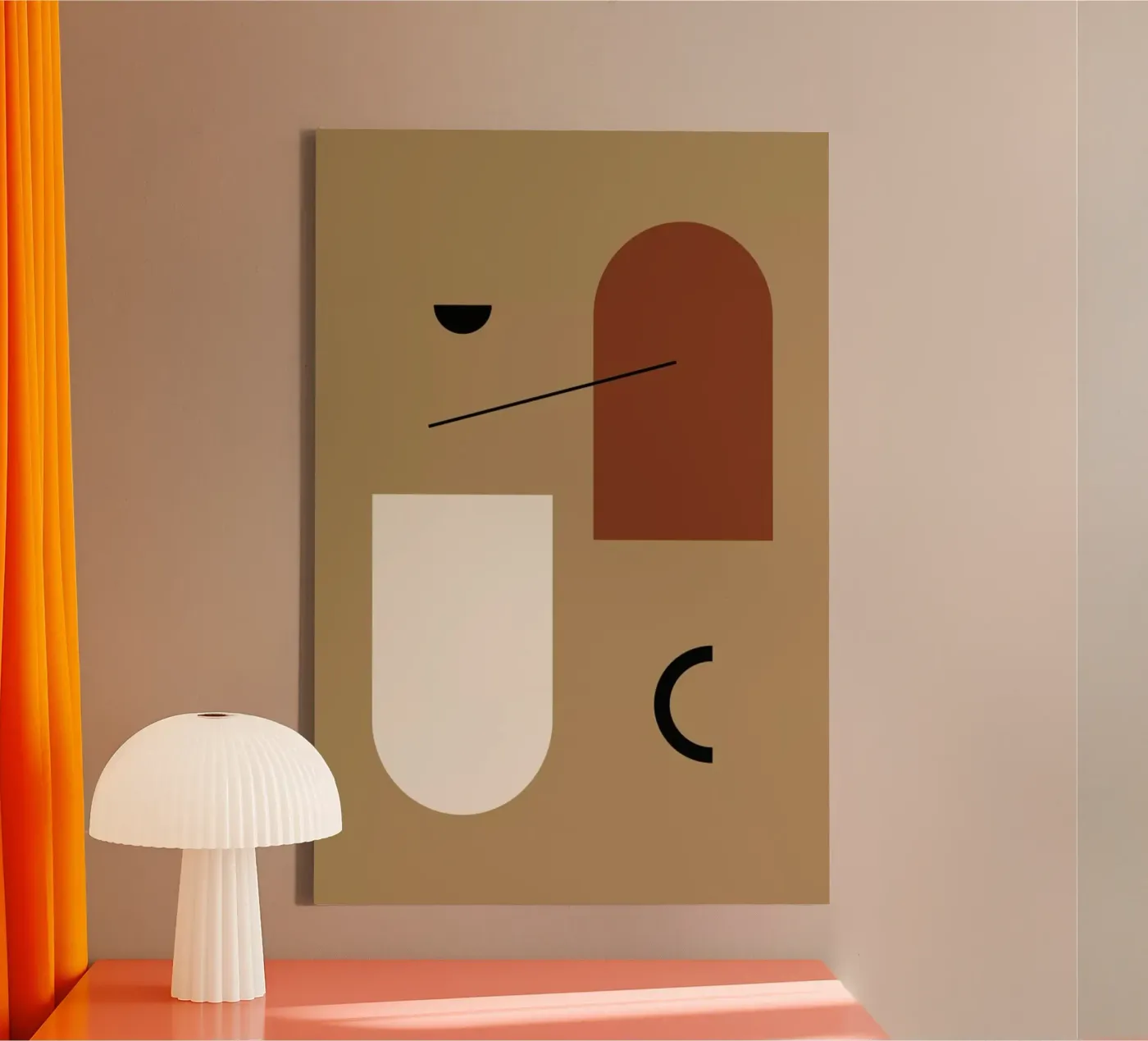 Split Level canvas van Pure