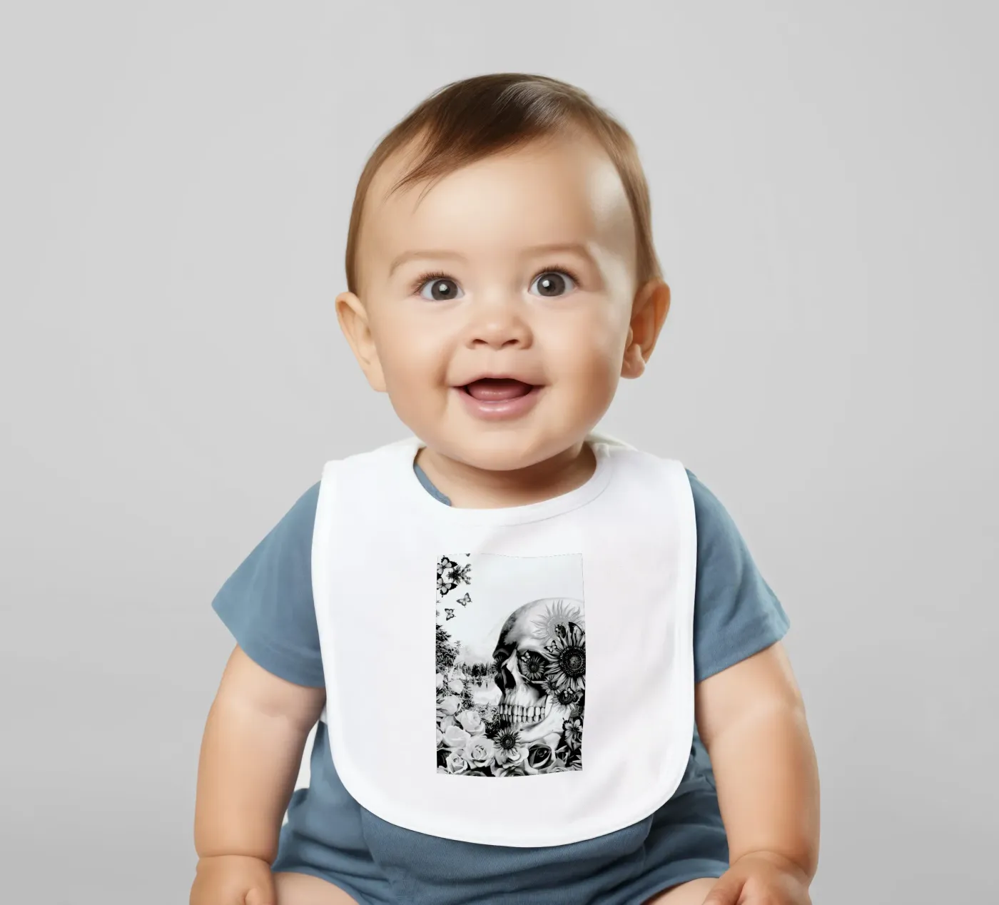 Reflection baby bib by Kristy Patterson