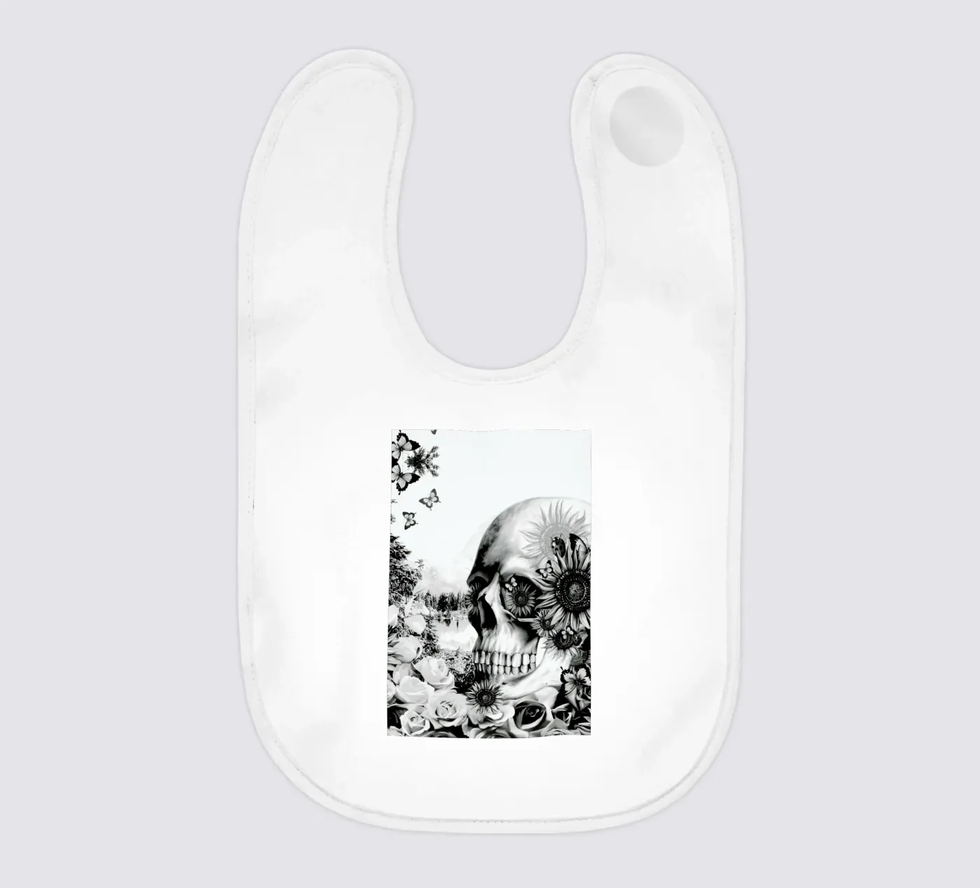 Reflection baby bib by Kristy Patterson