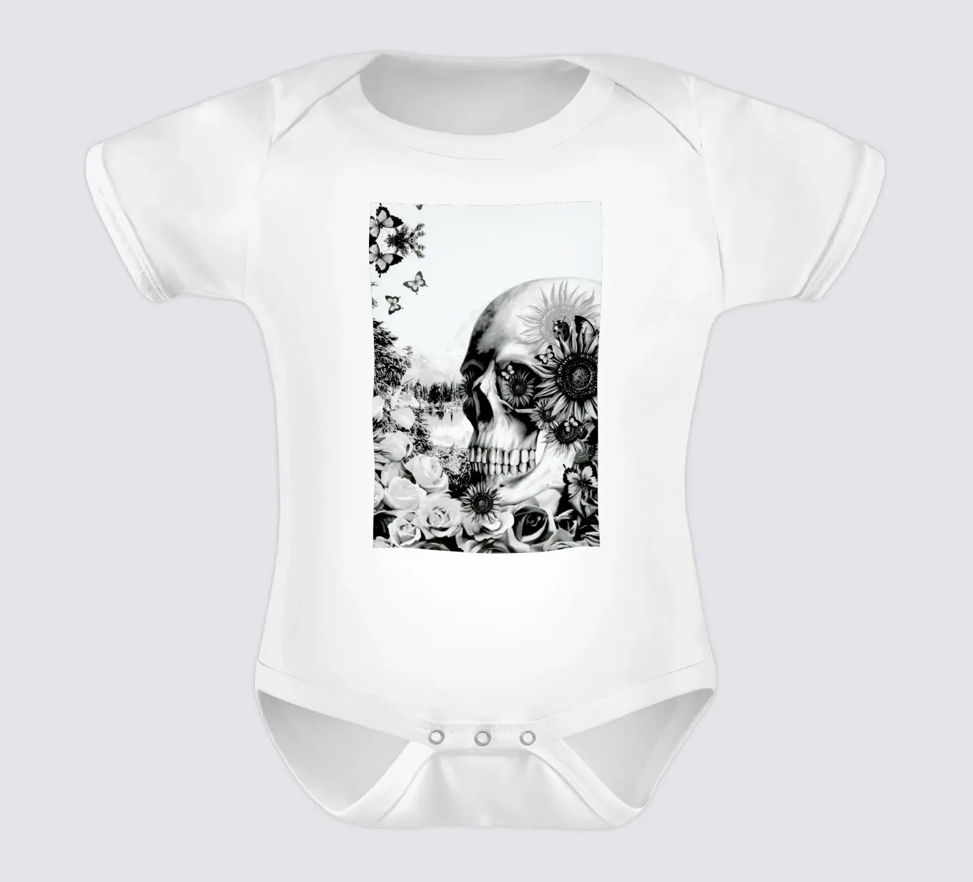 Reflection Kurzarm Babybody von Kristy Patterson