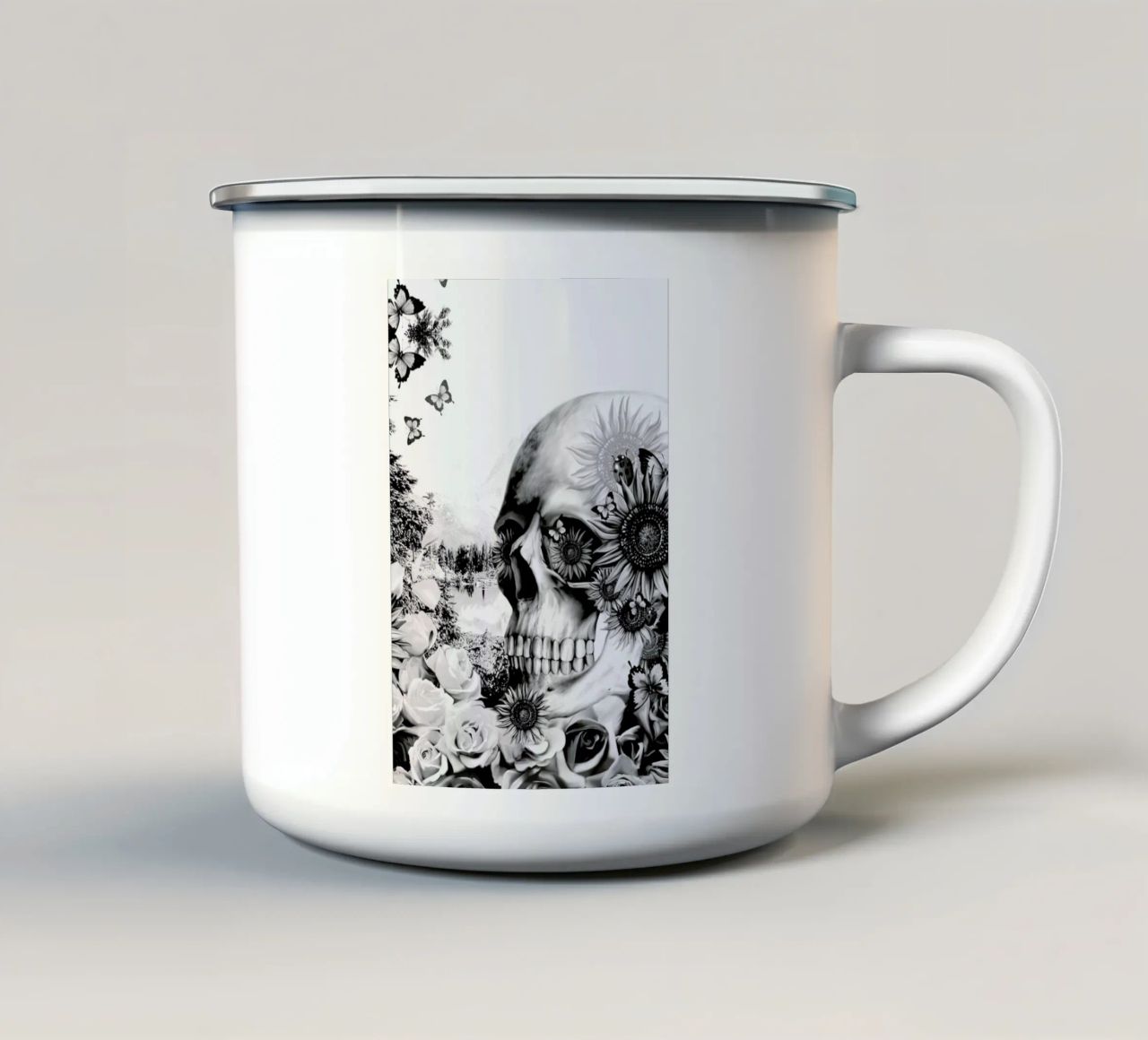 Reflection tazza in smalto da Kristy Patterson