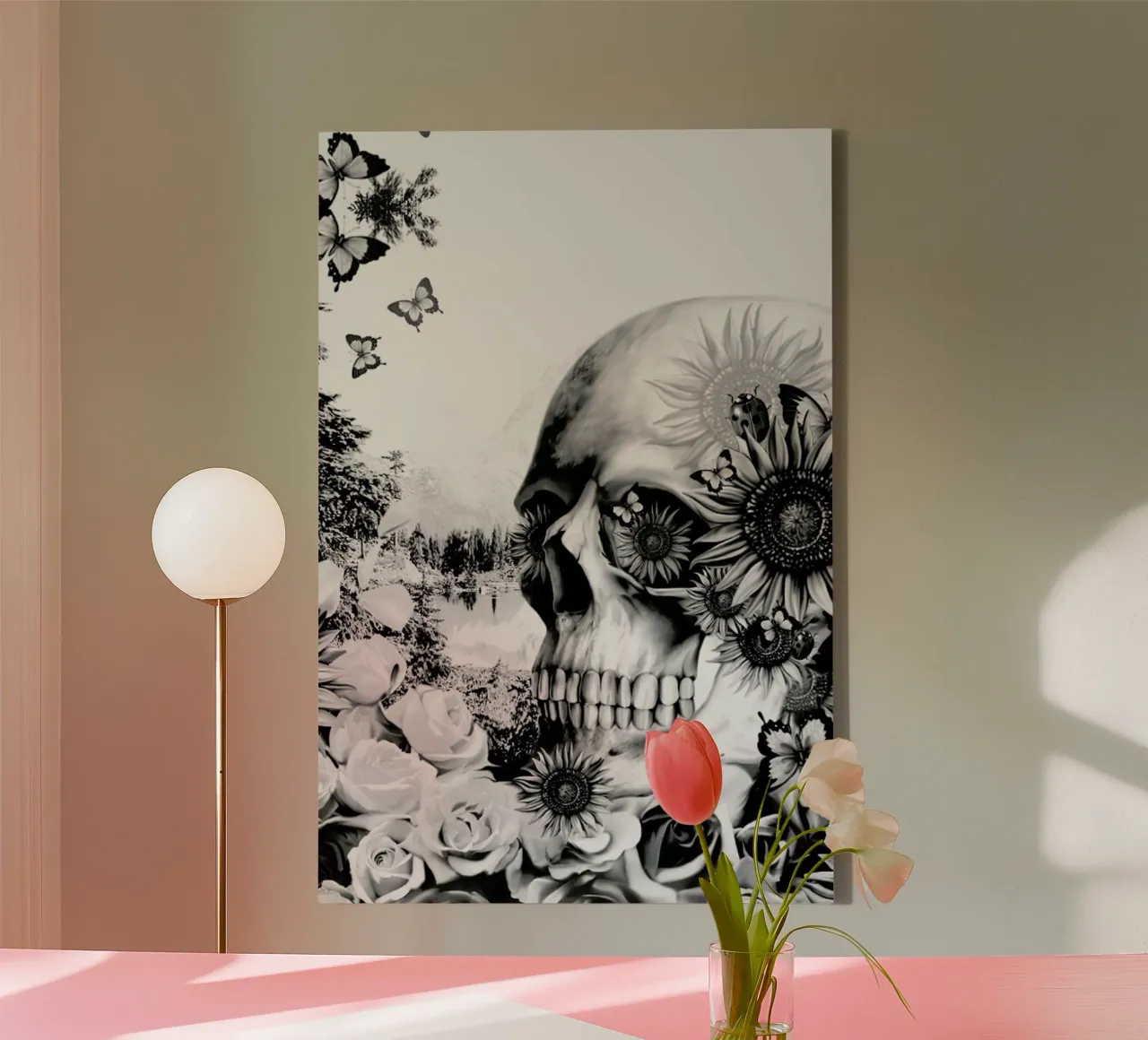 Reflection canvas van Kristy Patterson