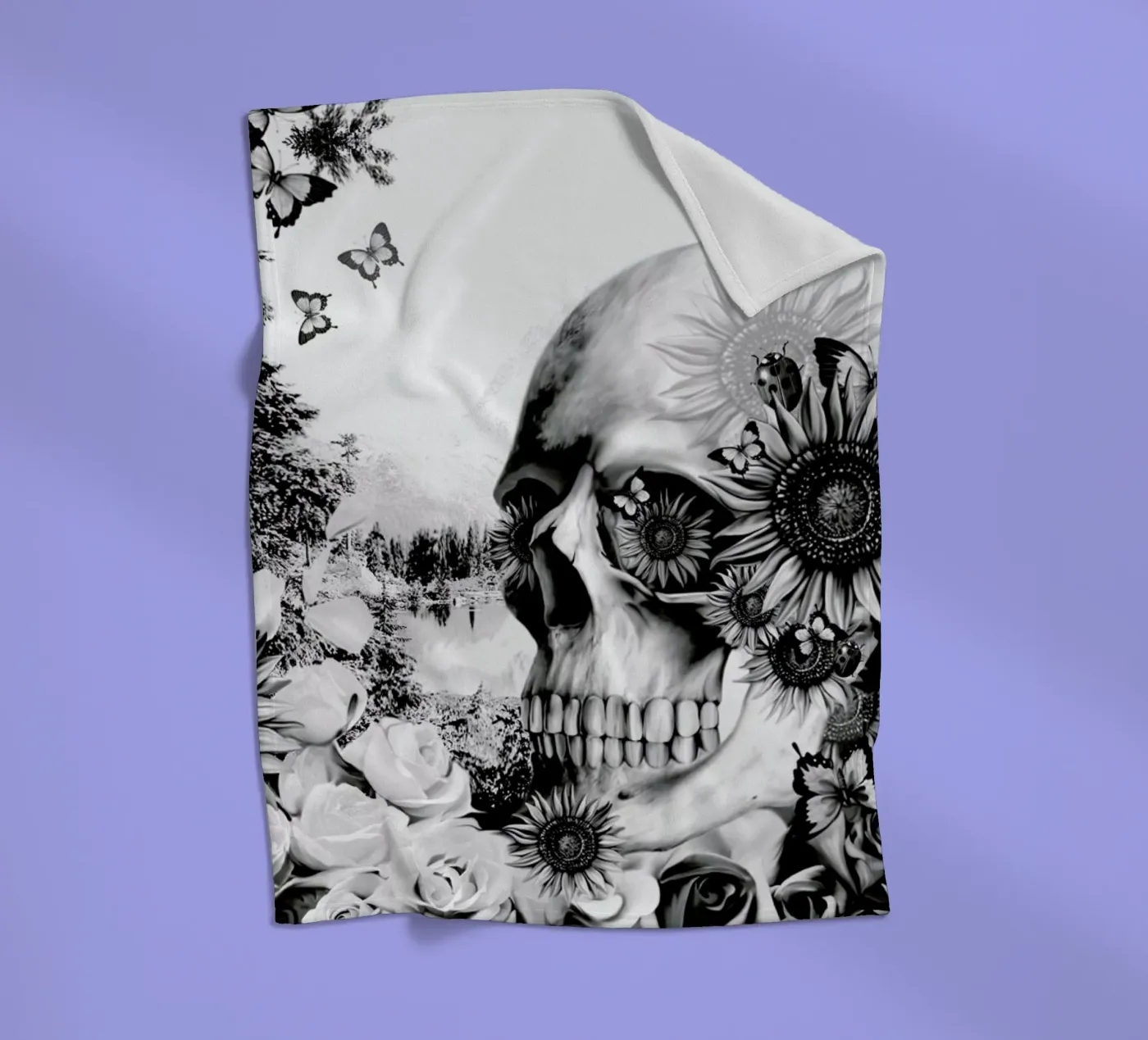 Reflection Fleecedecke von Kristy Patterson