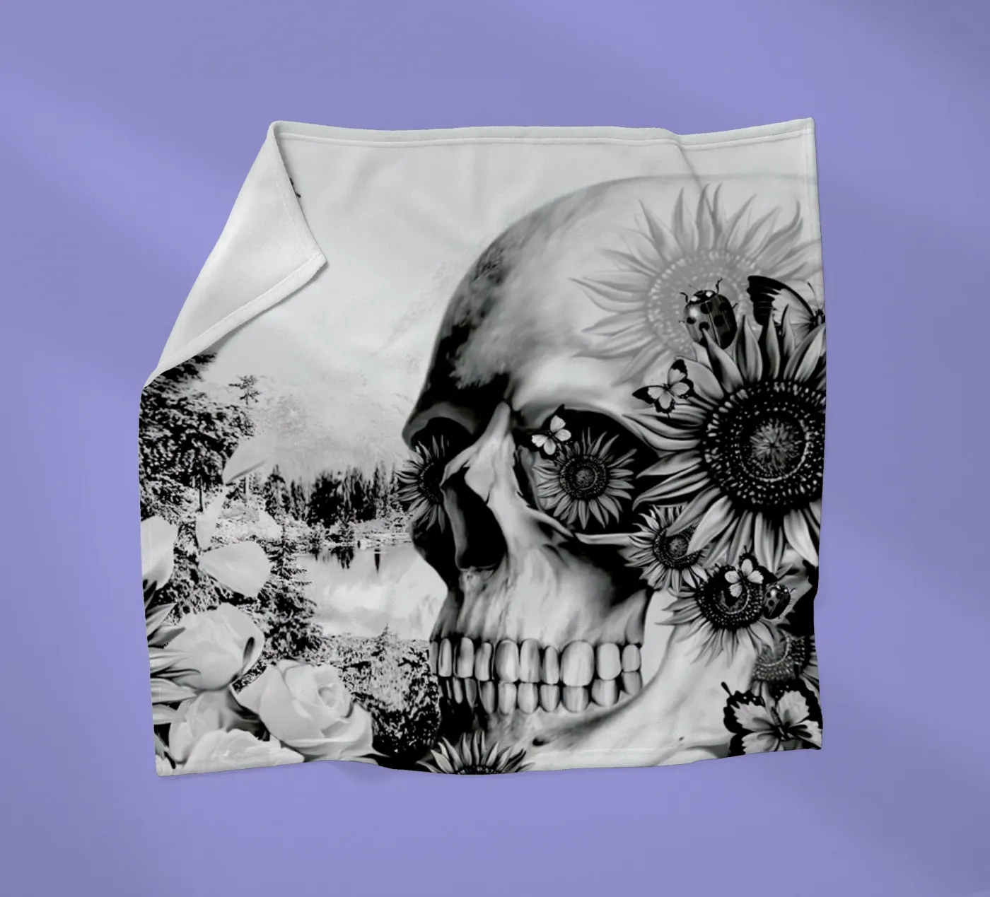 Reflection Fleecedecke von Kristy Patterson