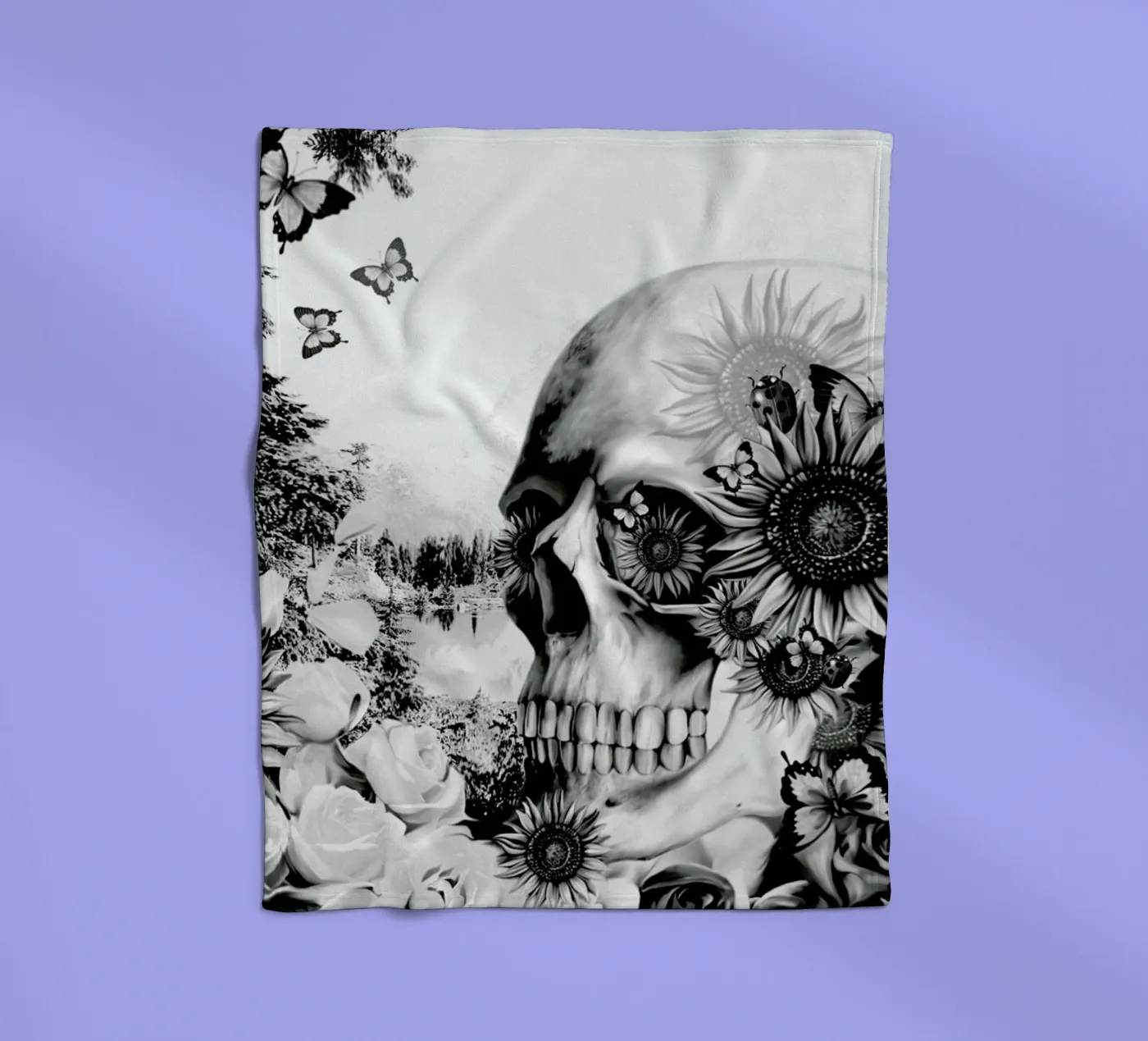 Reflection Fleecedecke von Kristy Patterson