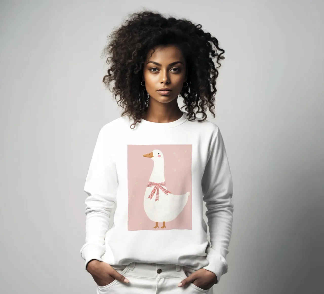 Anatra, poster per bambini felpa da Little Lola