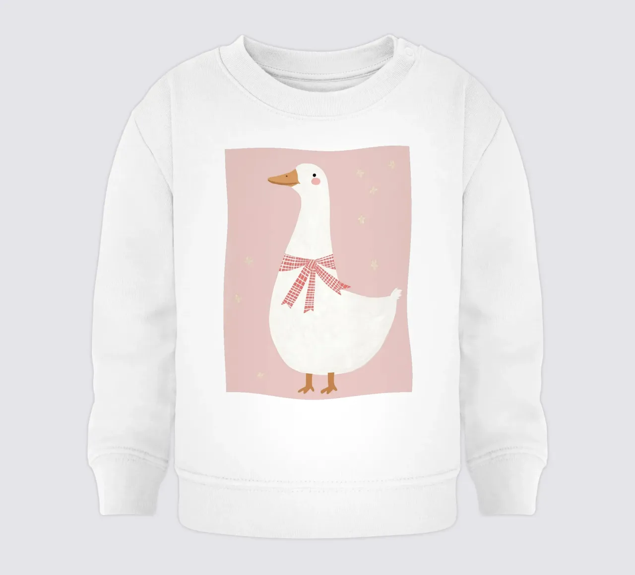 Anatra, poster per bambini felpa neonato da Little Lola