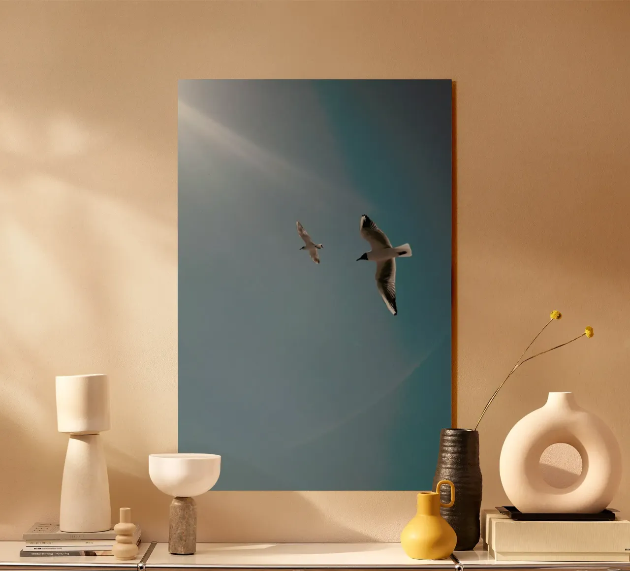 Seagulls VI plexiglass da Sebastian Hilgetag