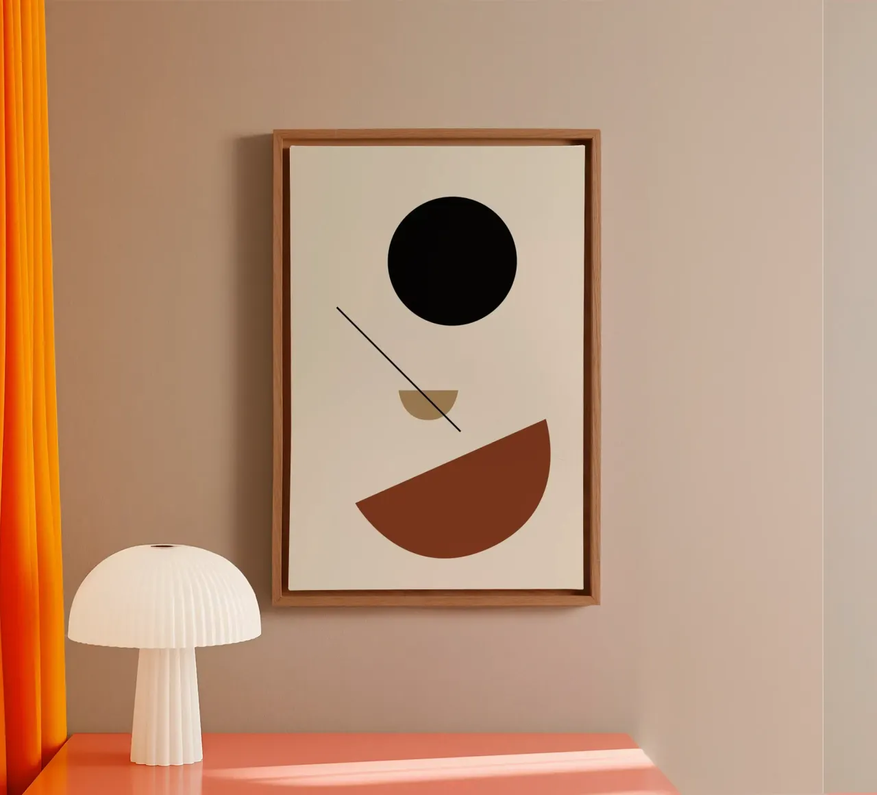 Half Sphere canvas by Pure