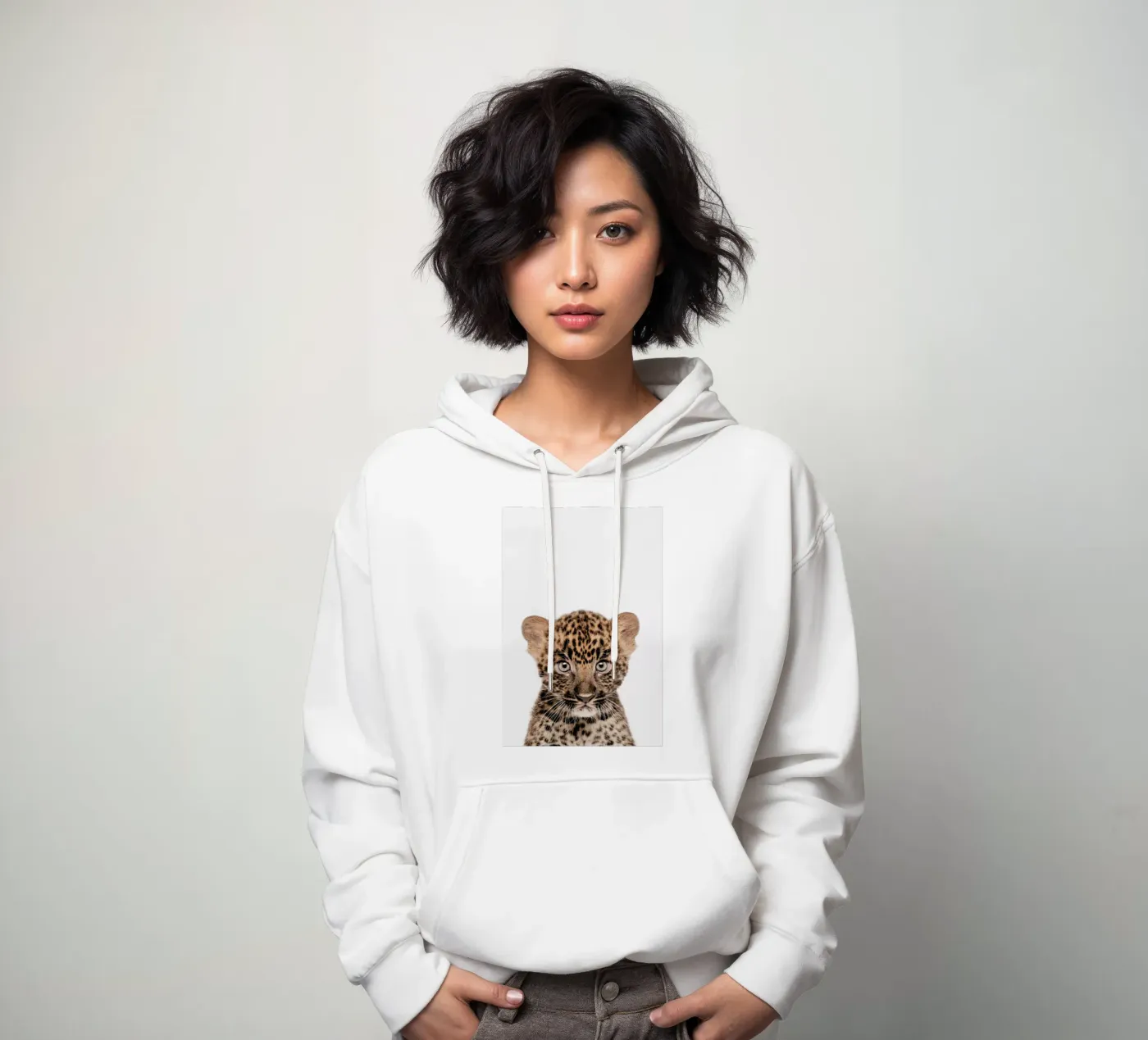 Leopard felpa con cappuccio da Paws & Claws