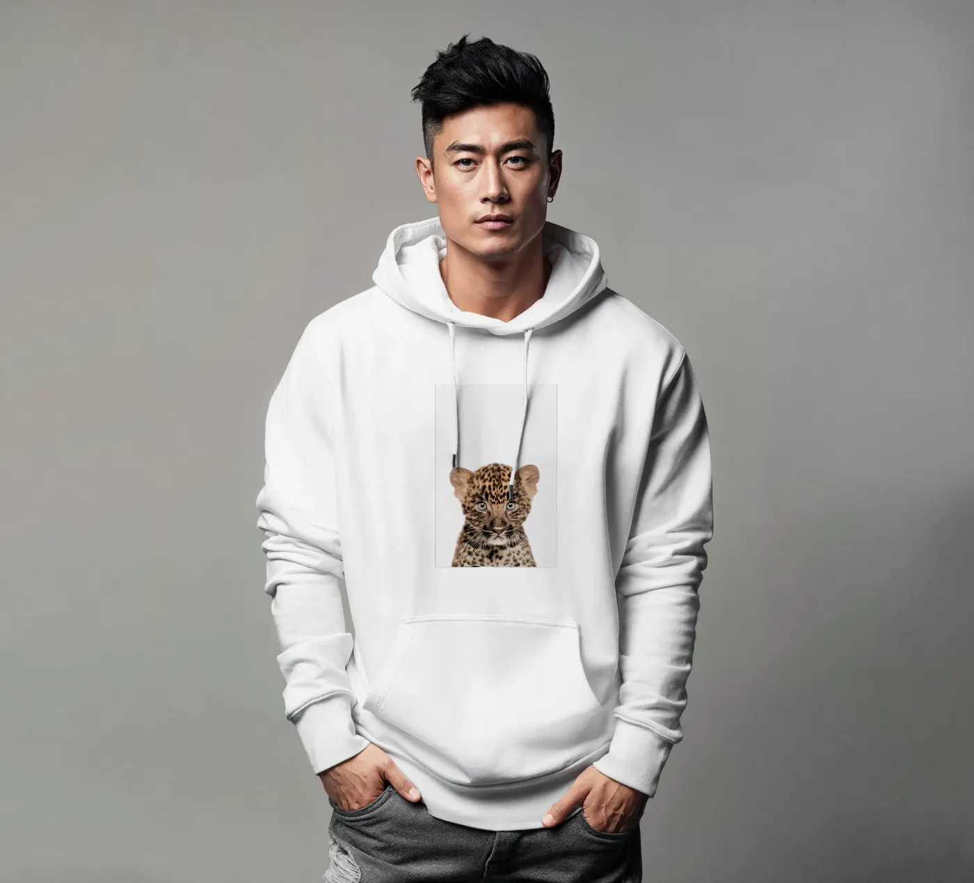 Leopard felpa con cappuccio da Paws & Claws