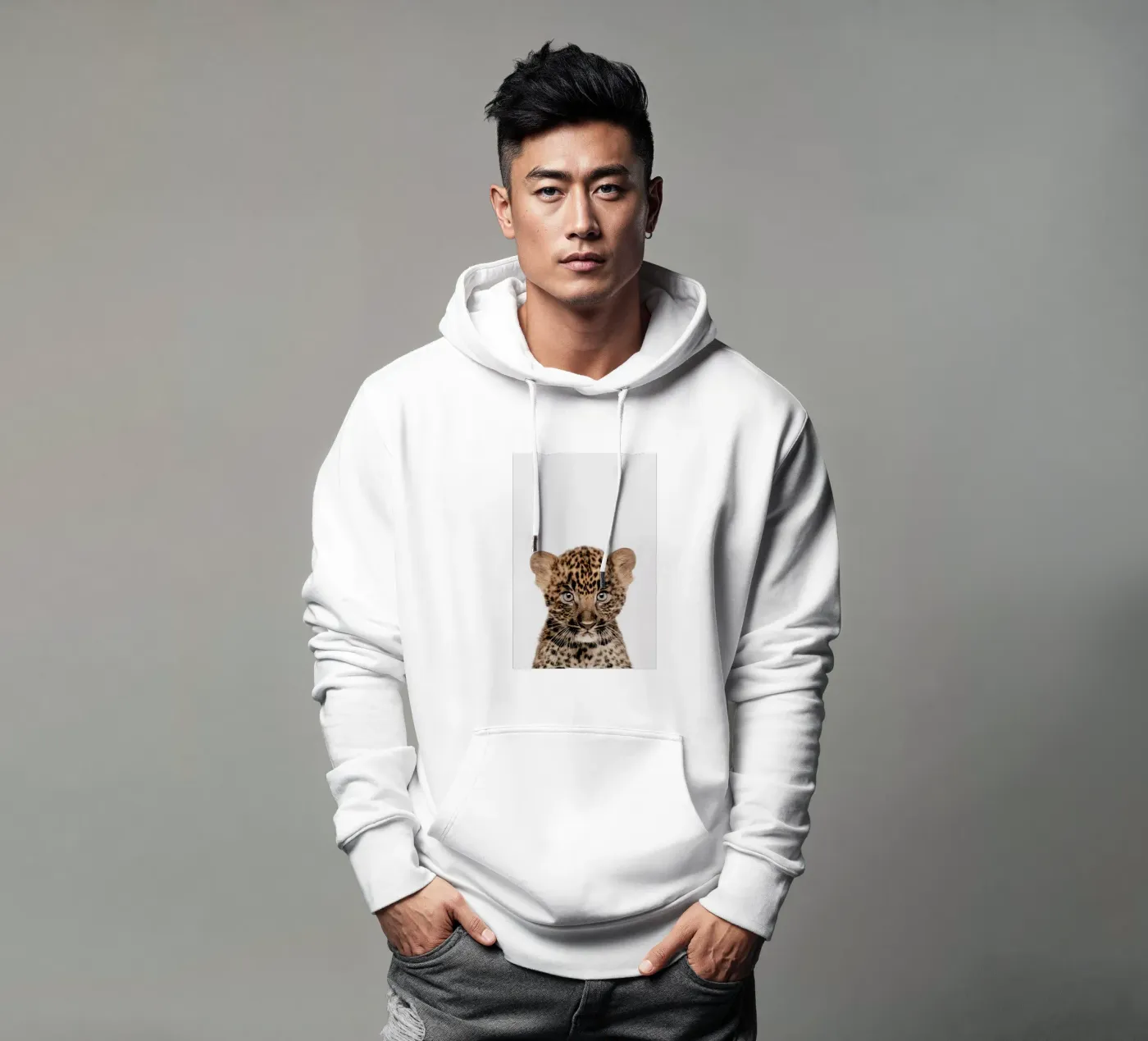 Leopard felpa con cappuccio da Paws & Claws