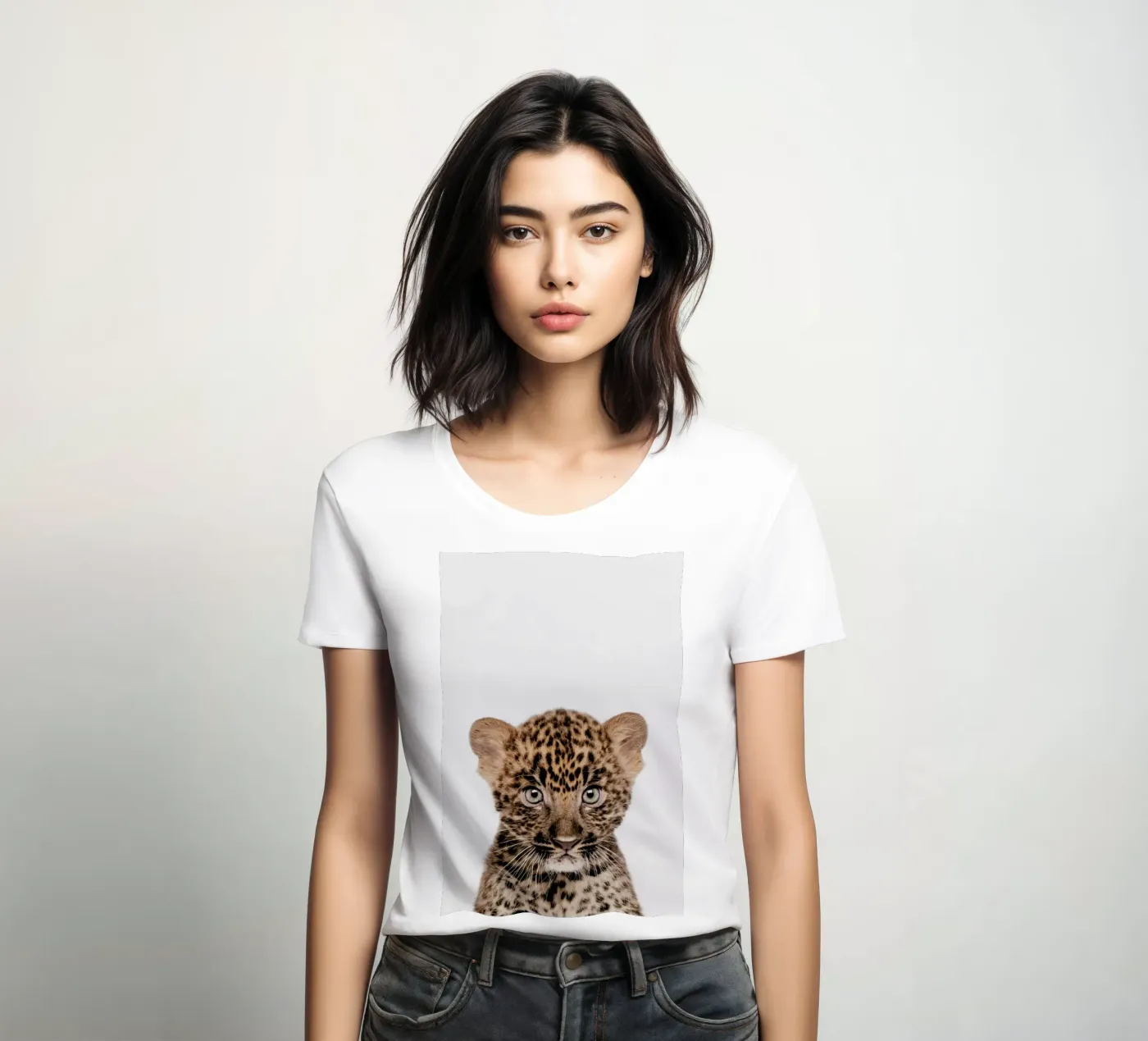 Leopard t-shirt da donna da Paws & Claws