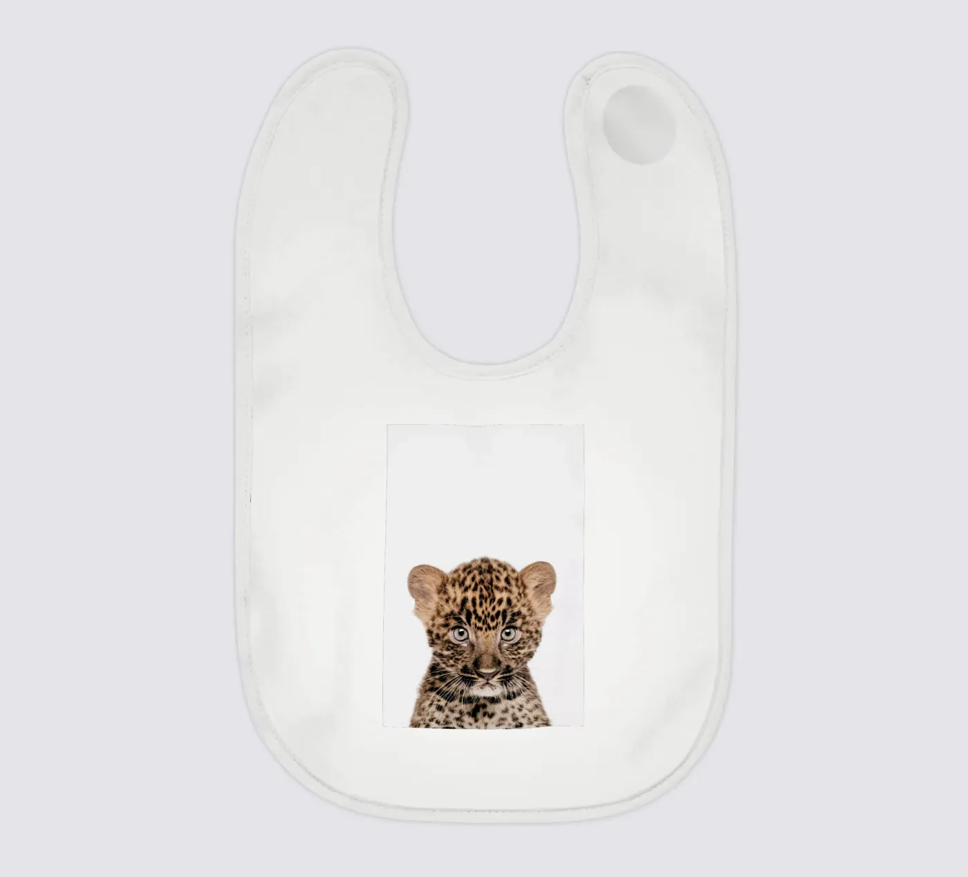 Leopard baby bib by Paws & Claws