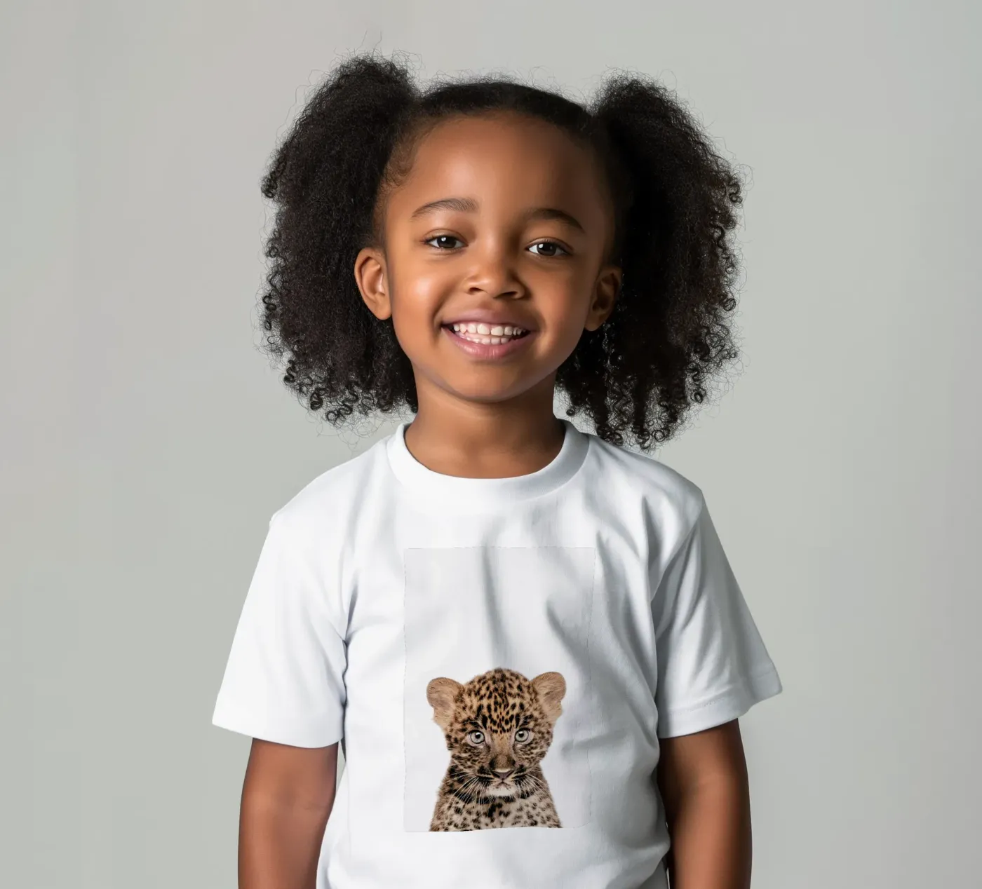 Leopard Kinder T-Shirt von Paws & Claws