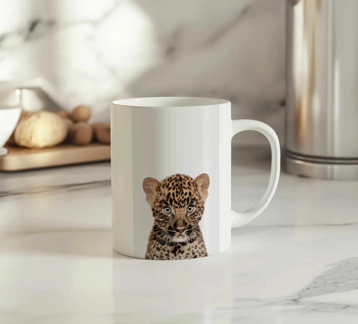 Leopard ceramic mug by Paws & Claws