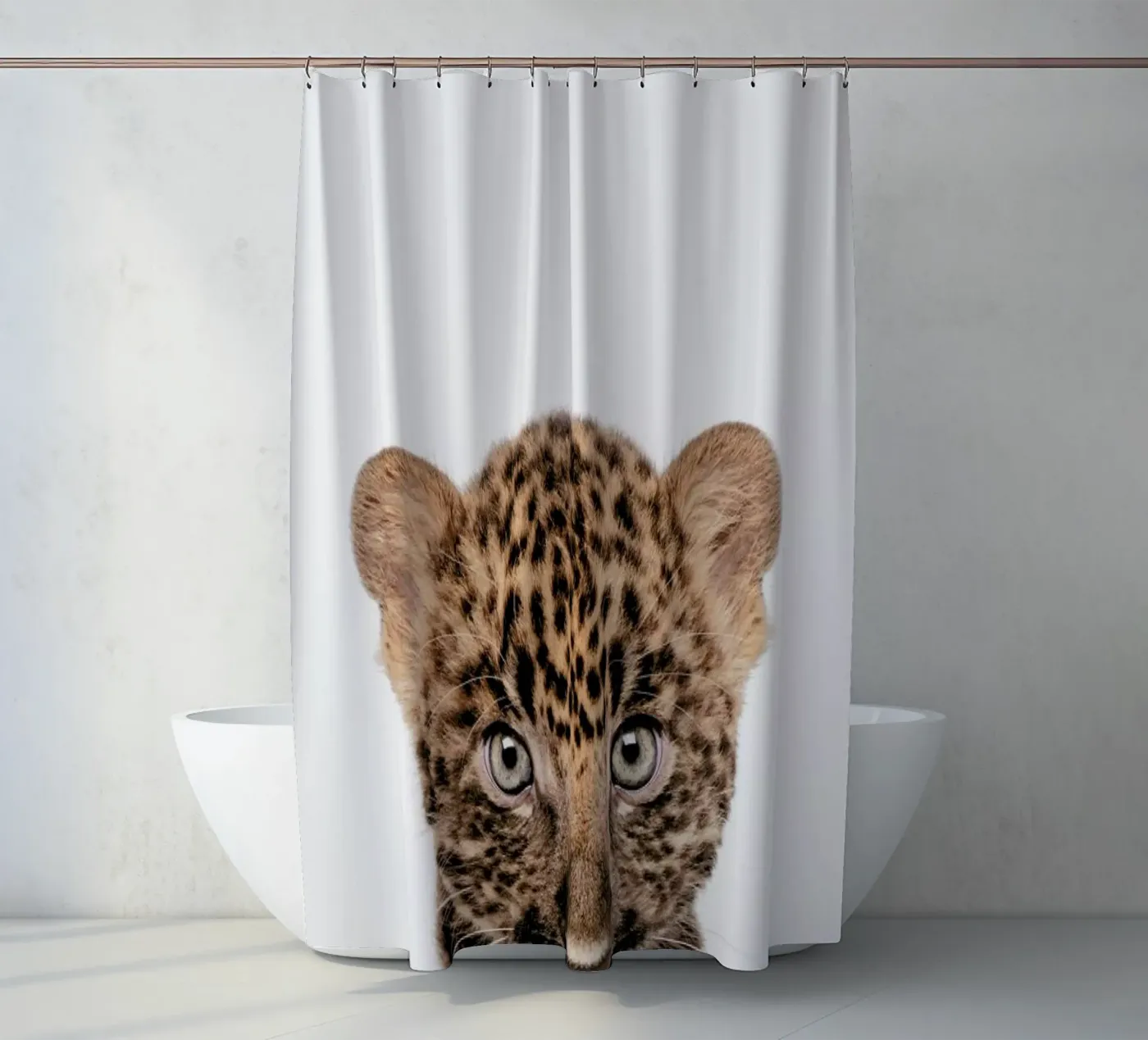 Leopard douchegordijn van Paws & Claws