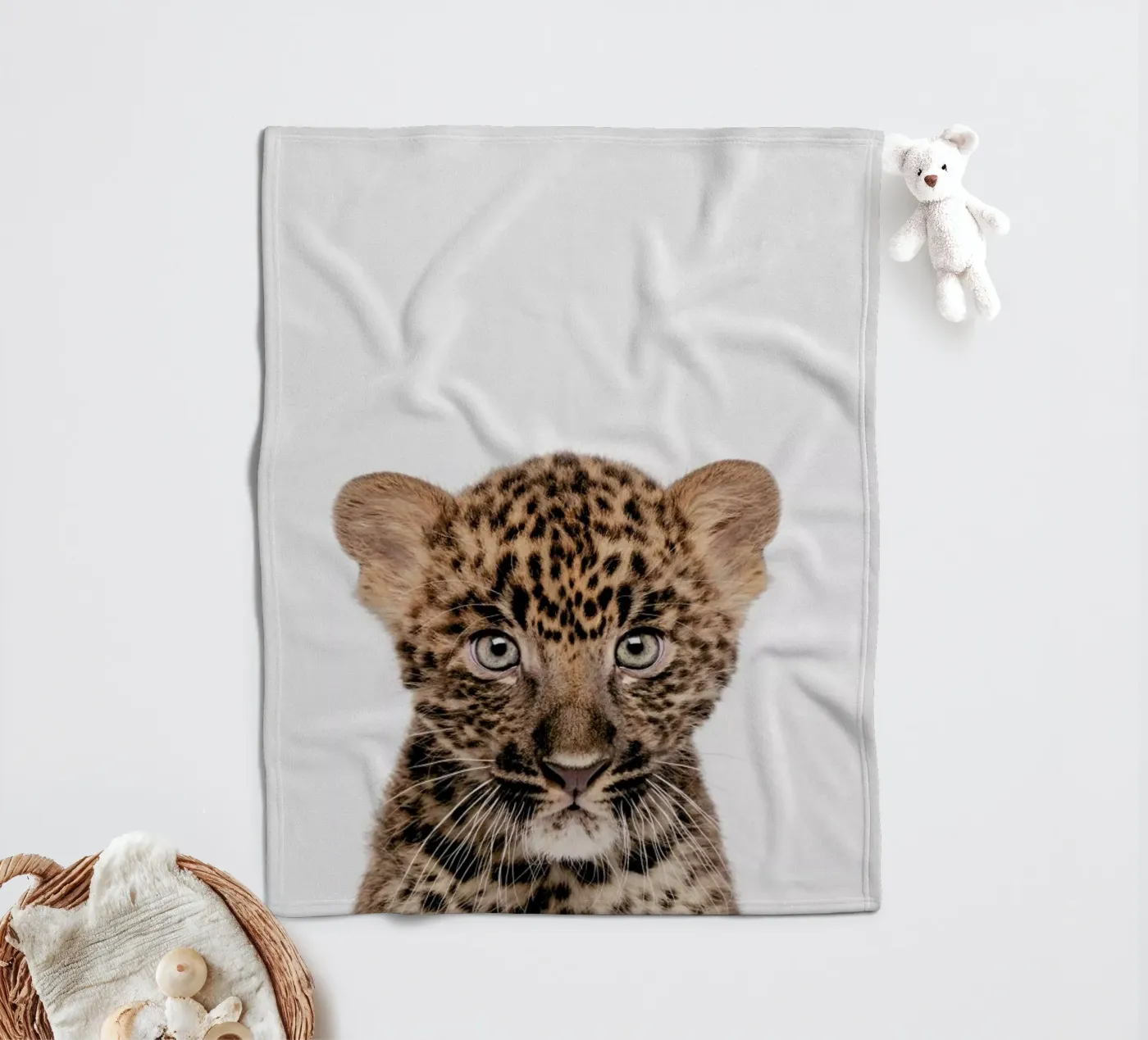 Leopard fleecedeken van Paws & Claws