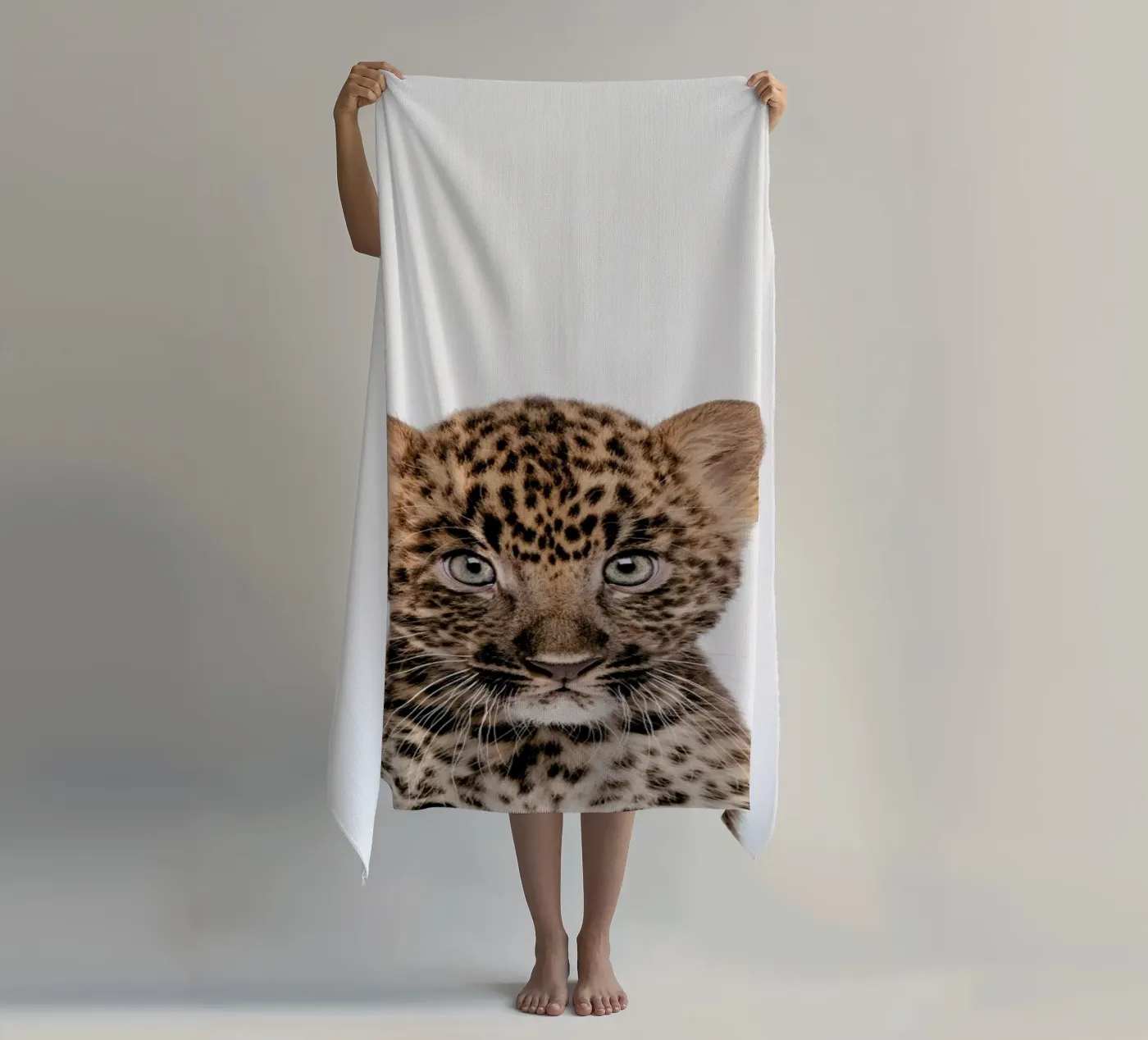 Leopard strandhanddoek van Paws & Claws