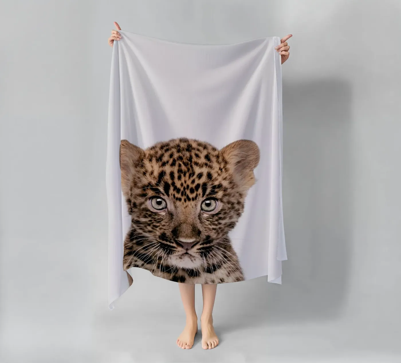 Leopard strandhanddoek van Paws & Claws