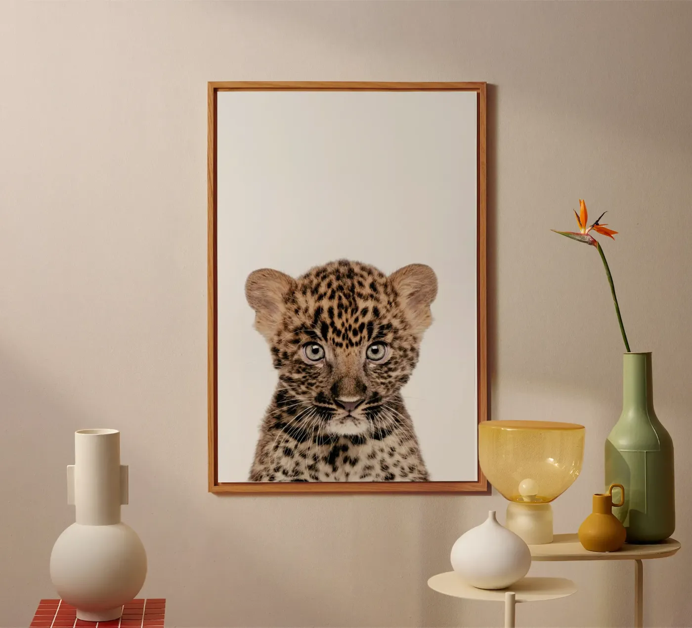 Leopard forex plate by Paws & Claws