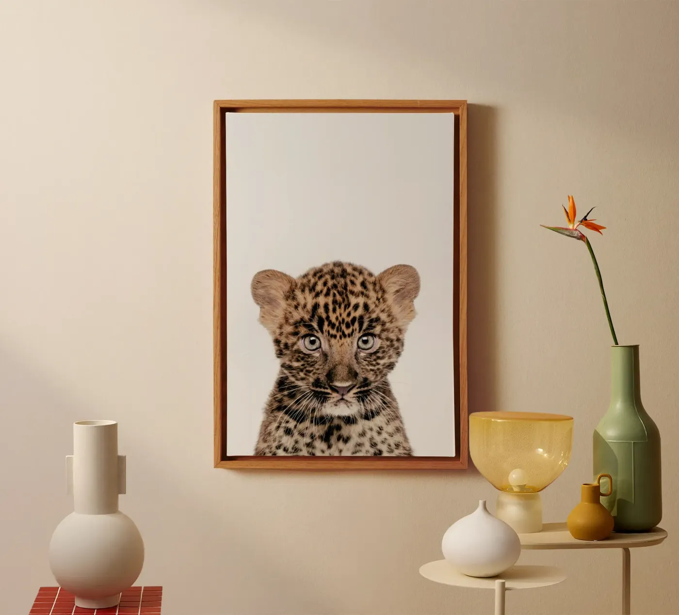 Leopard Leinwand von Paws & Claws