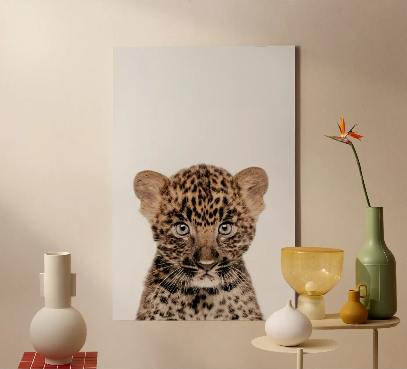 Leopard Leinwand von Paws & Claws