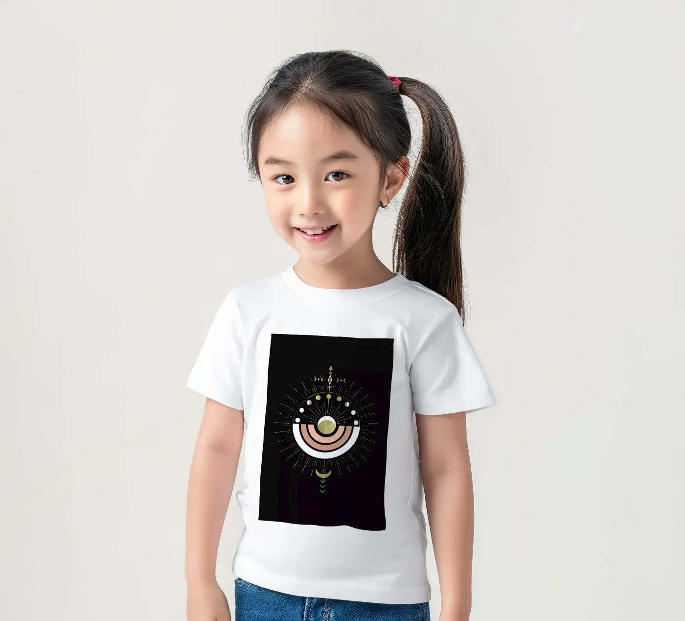 Full Magic Moon t-shirt bambini da cafelab