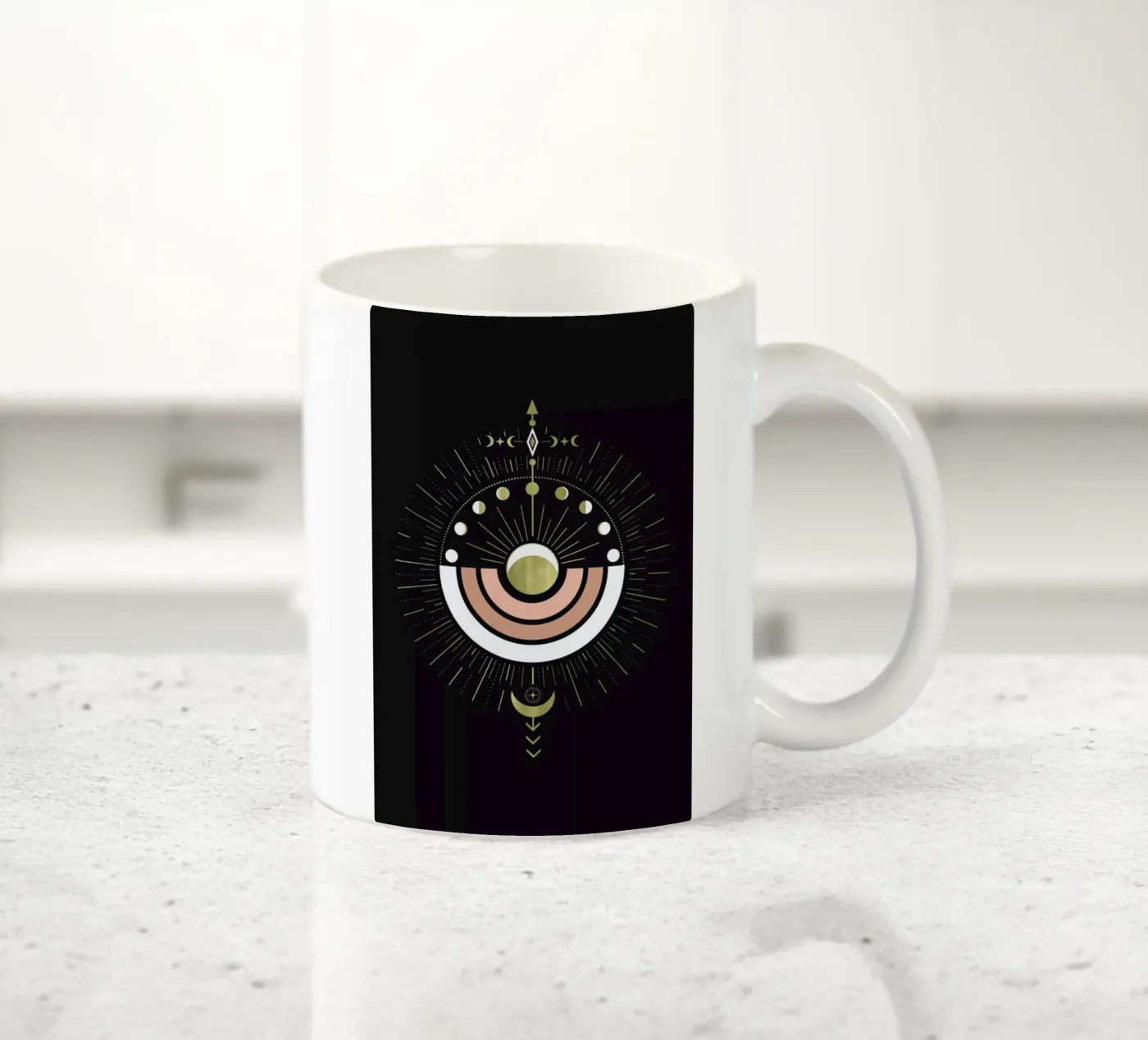 Full Magic Moon ceramic mug by cafelab