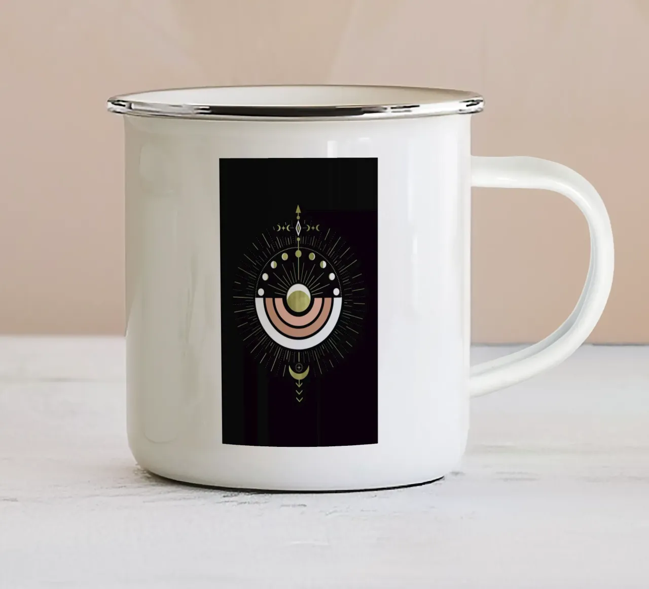 Full Magic Moon tazza in smalto da cafelab