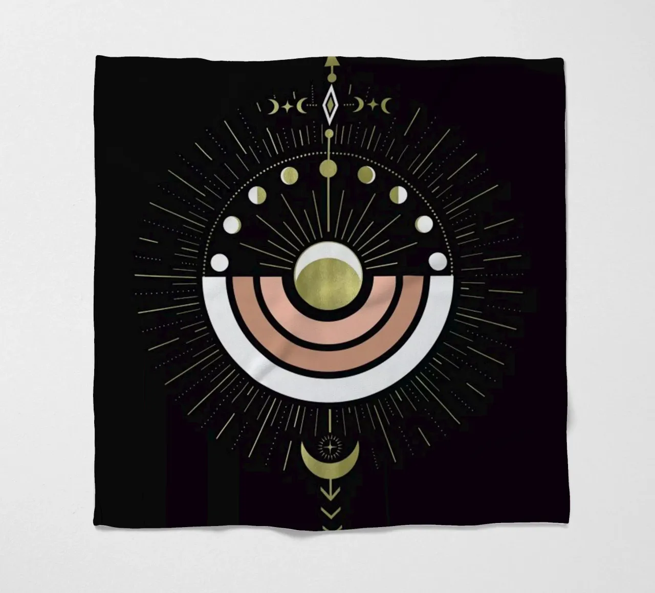 Full Magic Moon coperta in pile da cafelab