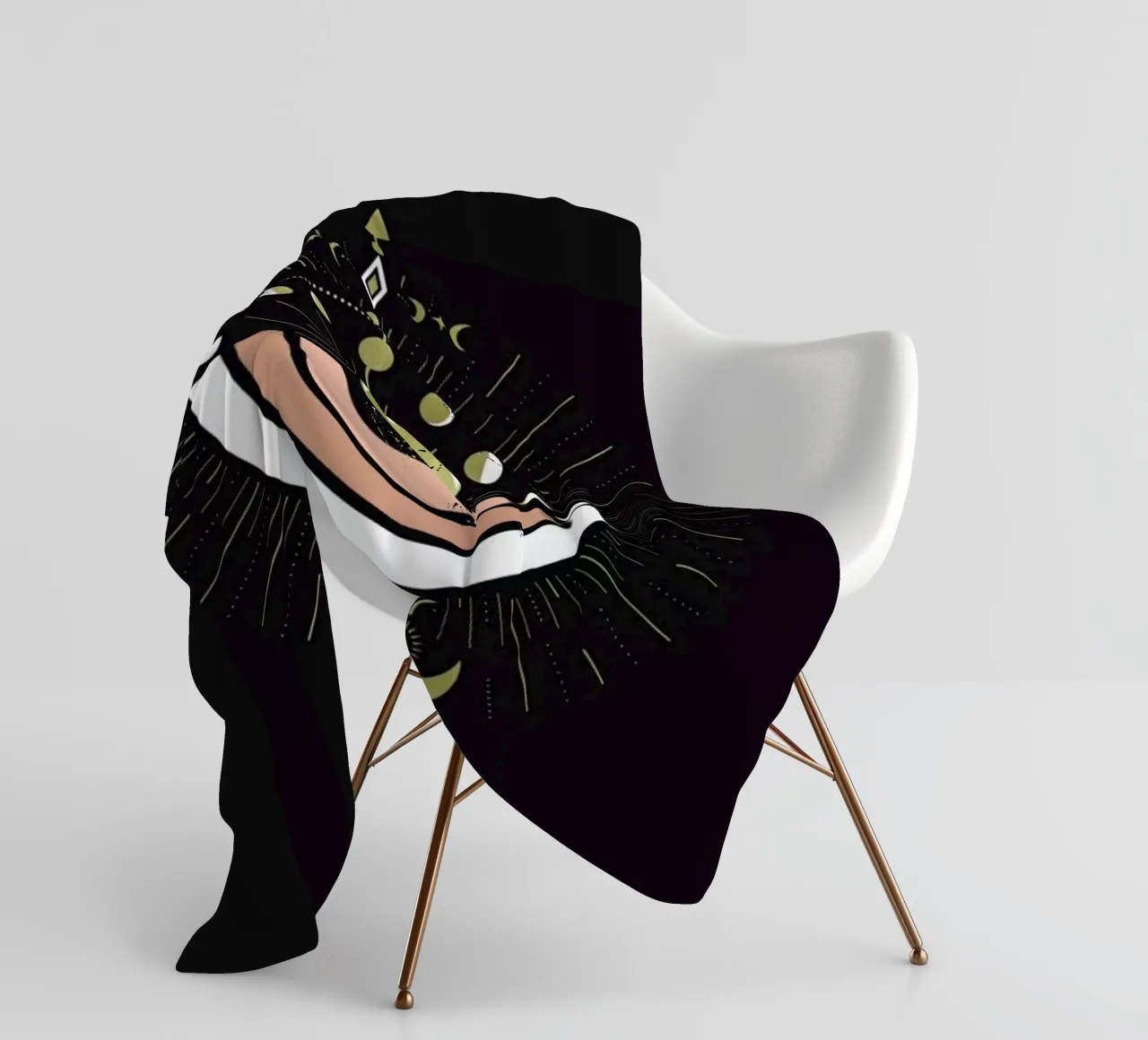 Full Magic Moon coperta in pile da cafelab