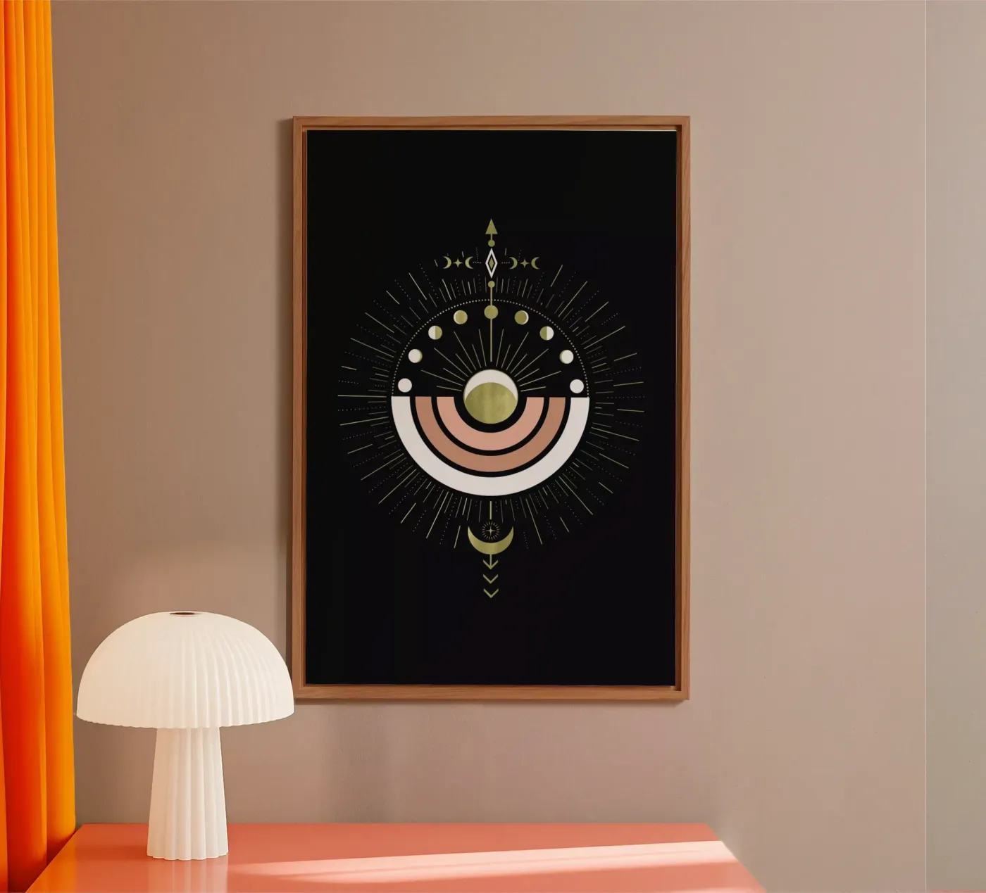 Full Magic Moon alluminio dibond da cafelab