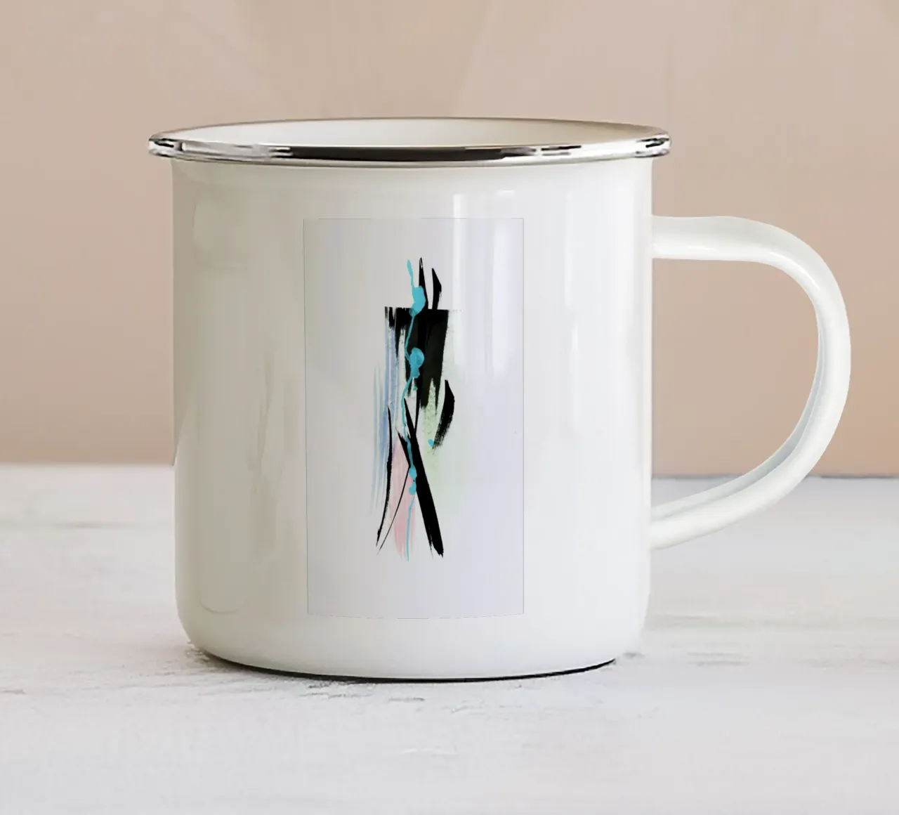 Line Dance tazza in smalto da Pure