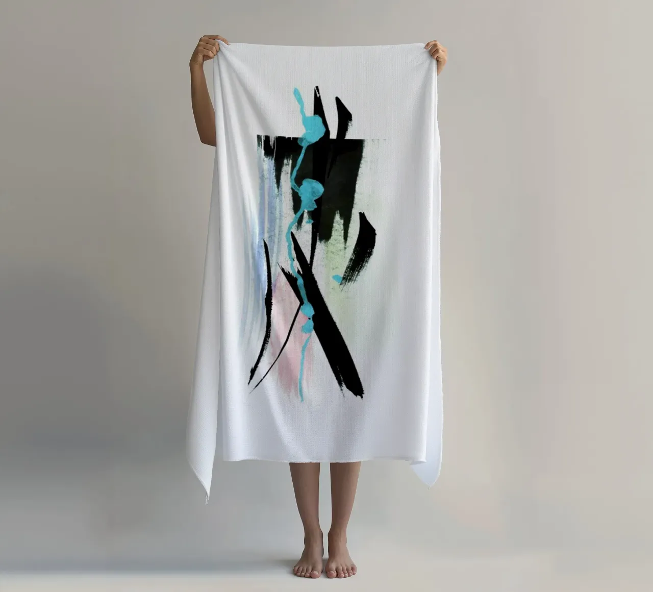 Line Dance beach towel by Pure