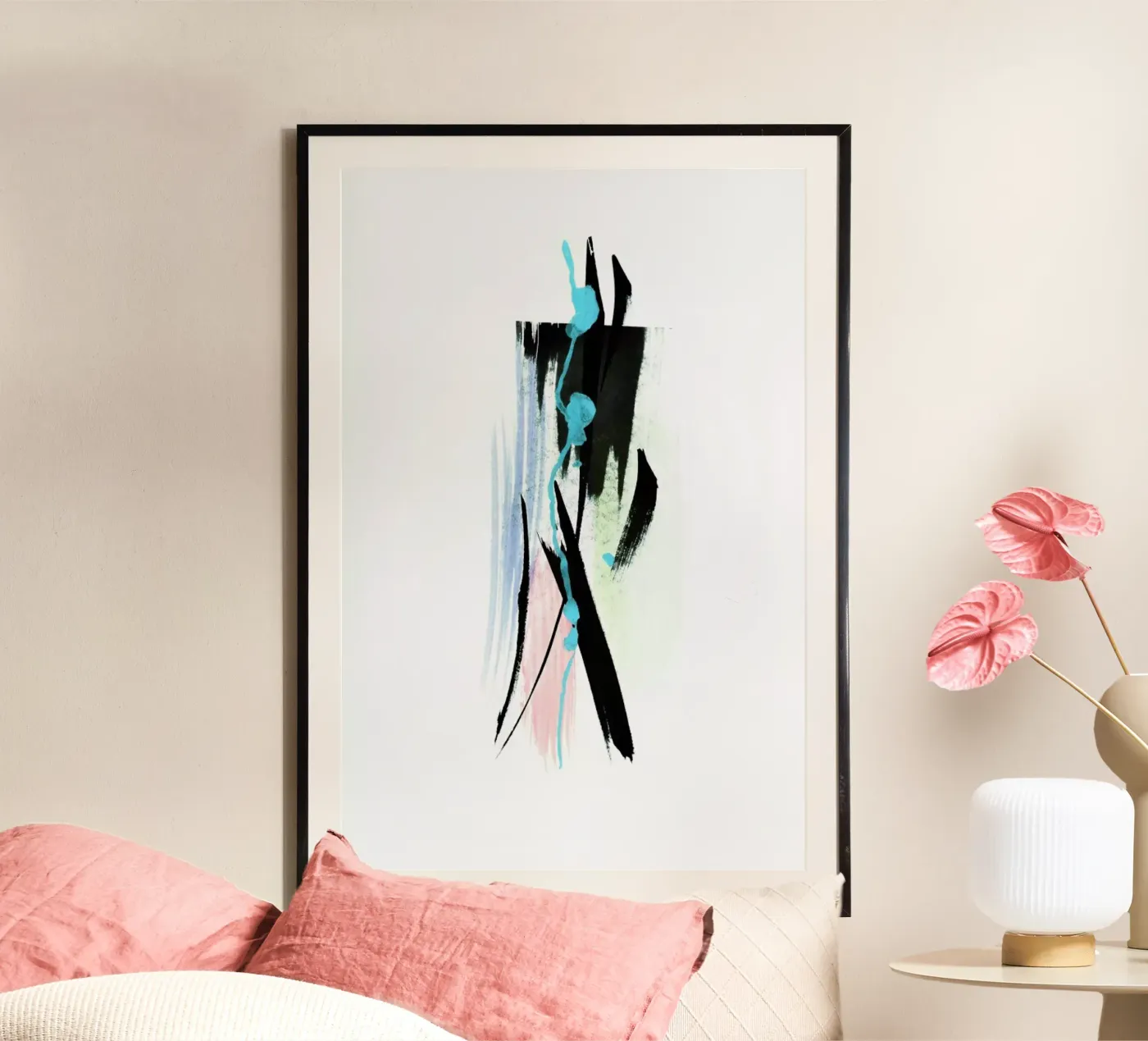 Line Dance poster van Pure