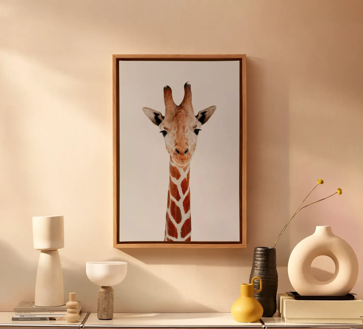 Giraffe canvas by Paws & Claws