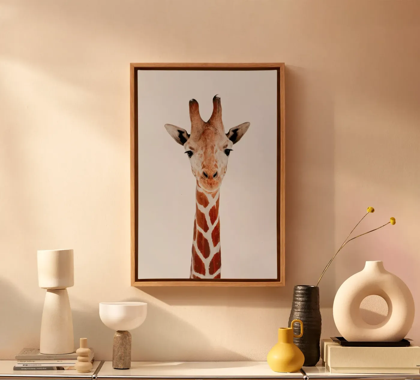 Giraffe canvas van Paws & Claws