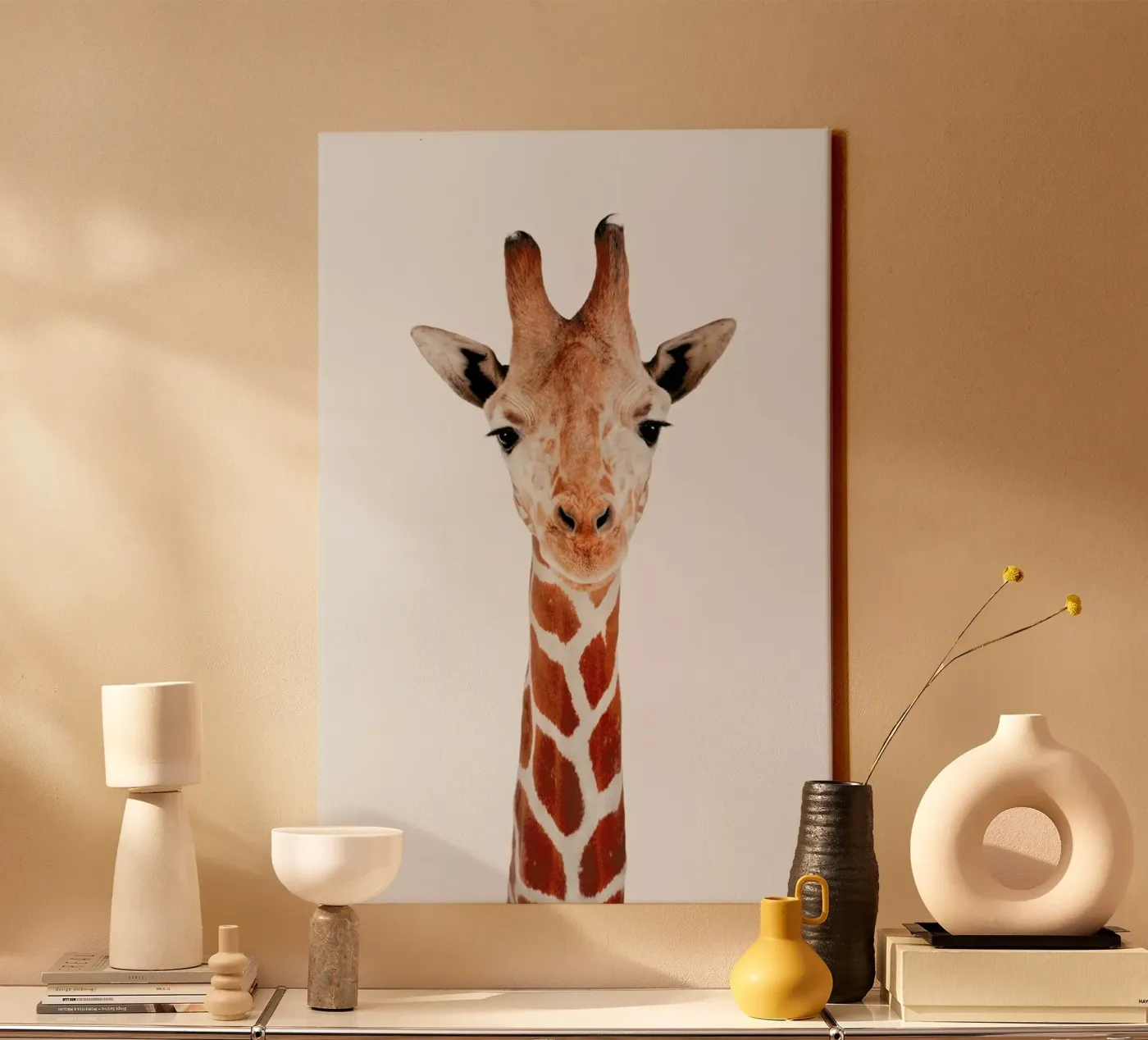 Giraffe canvas by Paws & Claws
