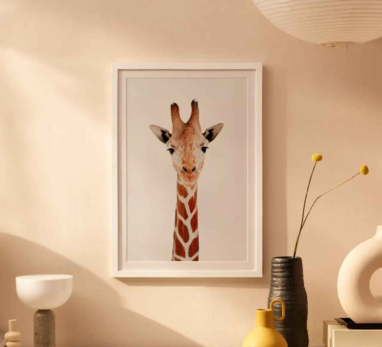 Giraffe poster by Paws & Claws