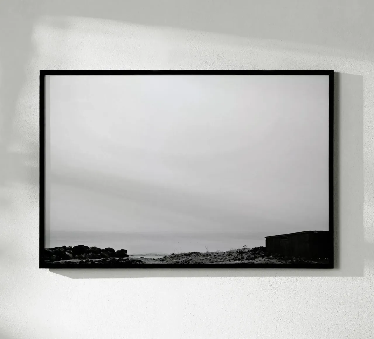 Reykjavík shore 2 poster con telaio in alluminio da Nur Mut